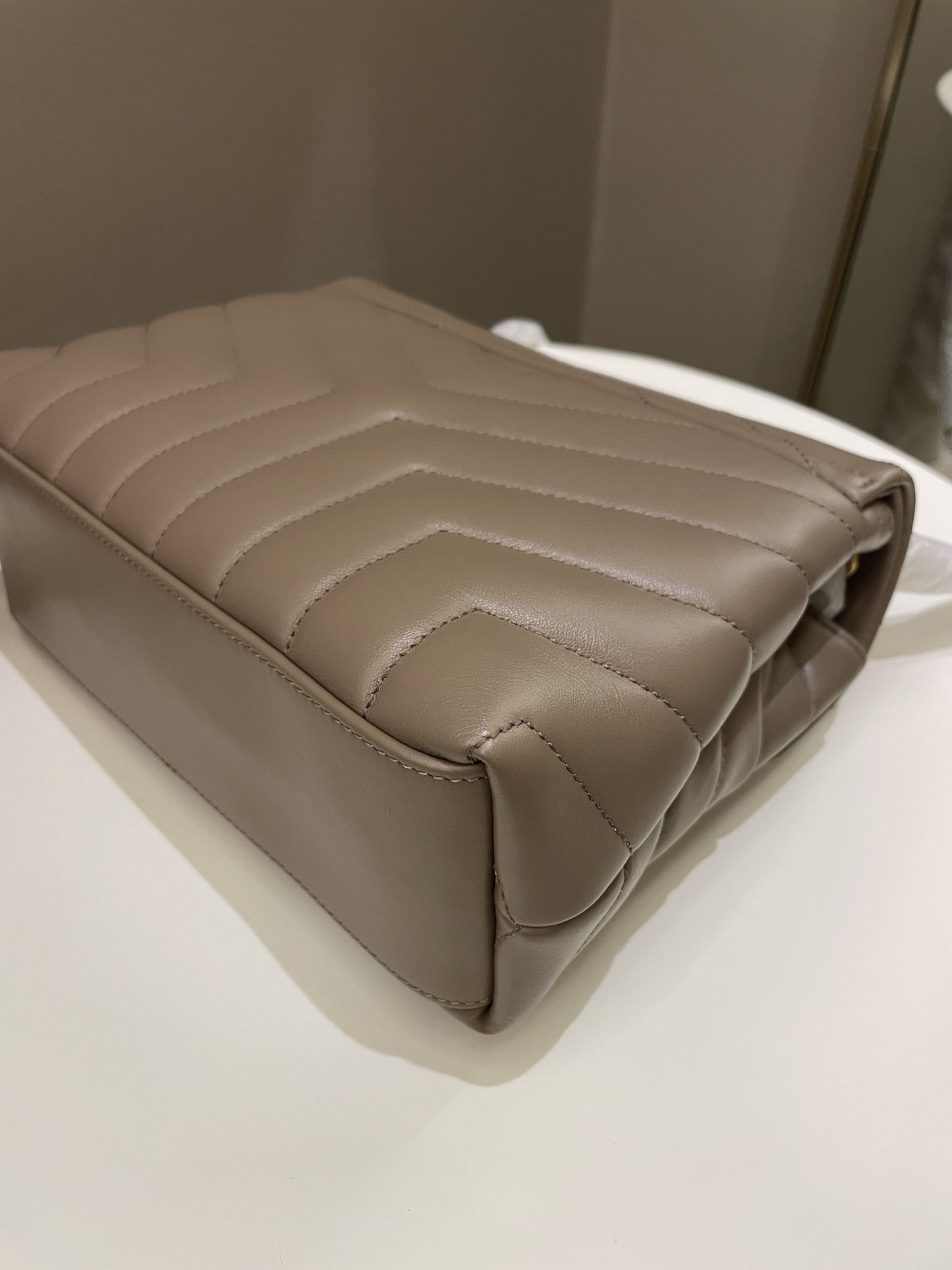 Saint Laurent Loulou Bag Dark Nude