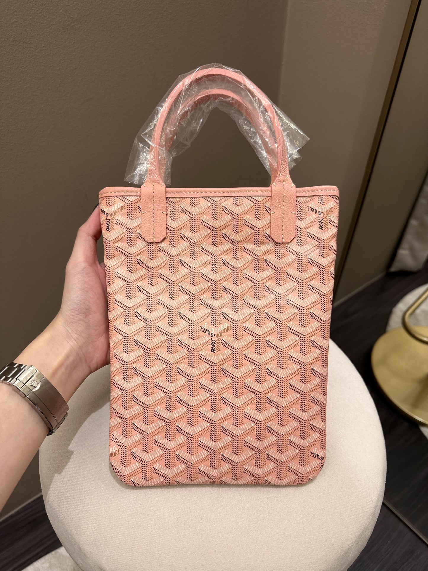 Goyard Limited Edition Poitiers Bag Rose Poudre Pink