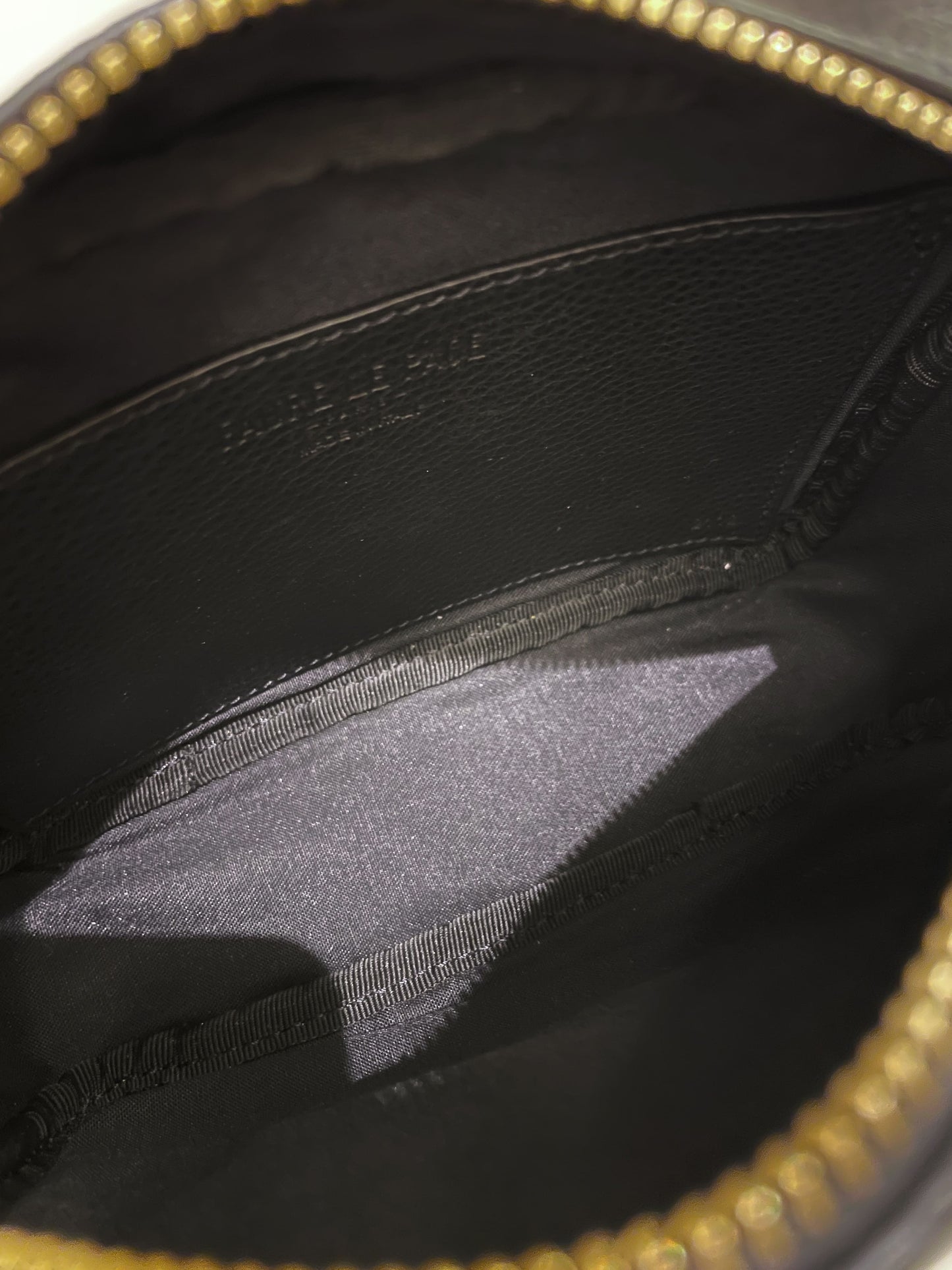 Faure Le Page Hands On 17 Bag Black Canvas Calfskin