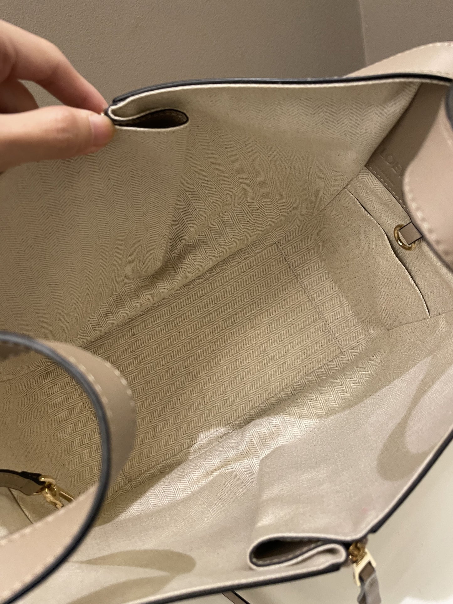Loewe Hammock Bag Sand Taupe Light Grainy Leather