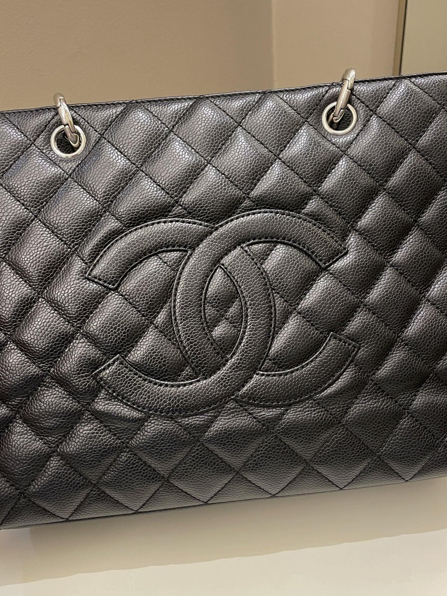Chanel Classic Quilted GST Black Caviar