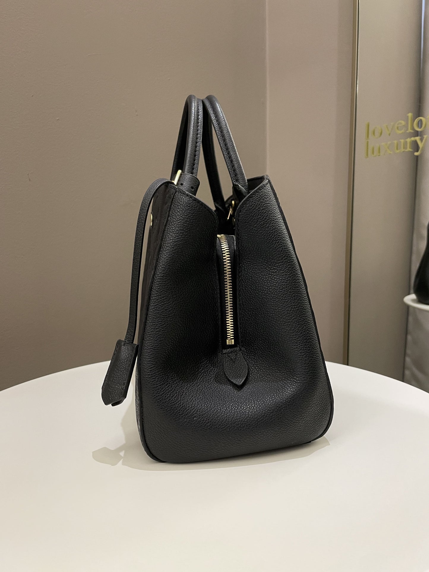 Louis Vuitton Montaigne MM Black Empreinte