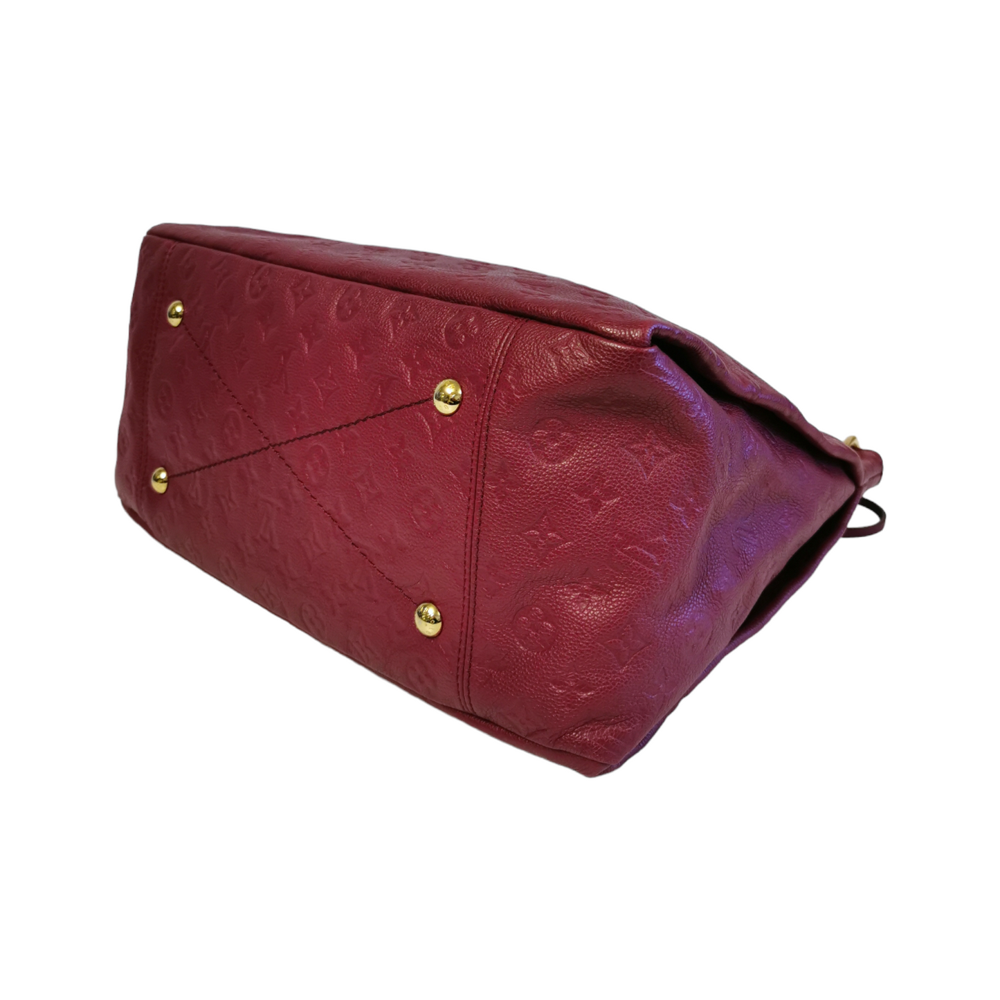 Louis Vuitton Artsy MM Red Aurore Monogram Empreinte