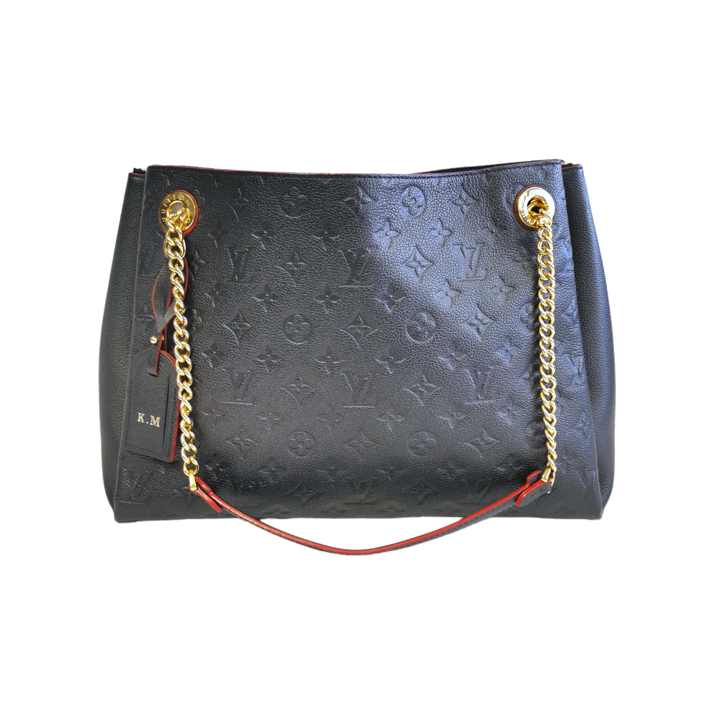 Louis Vuitton Surene mm Marine Rouge Monogram, emptied