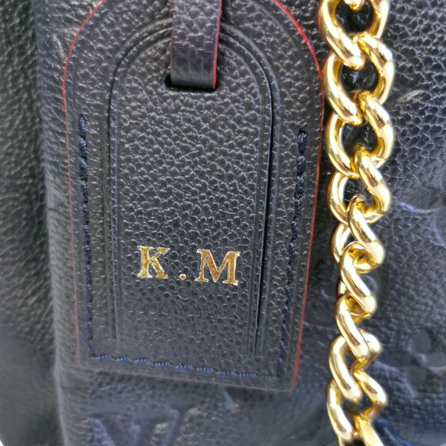 Louis Vuitton Surene mm Marine Rouge Monogram, emptied
