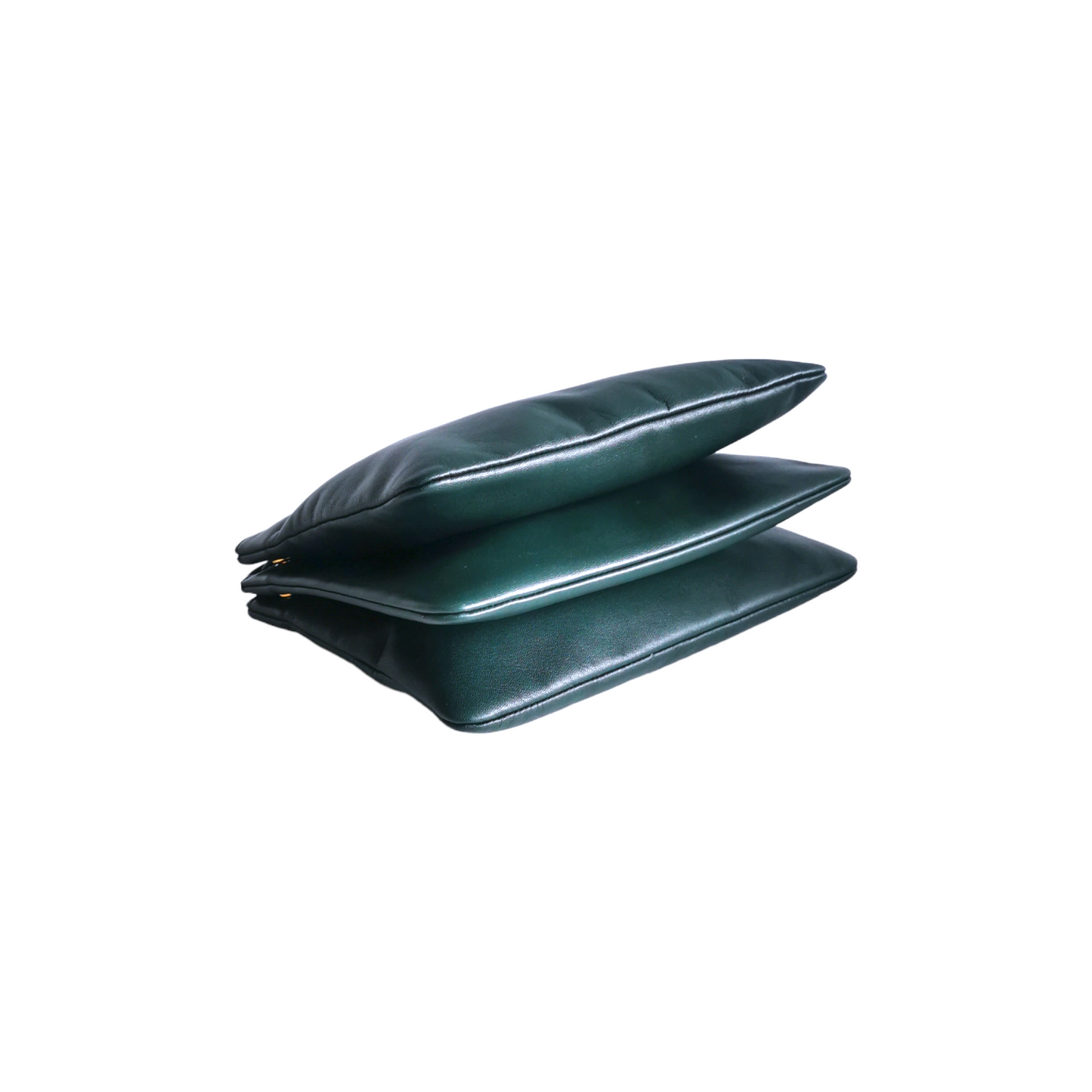 Celine Trio Green Lambskin