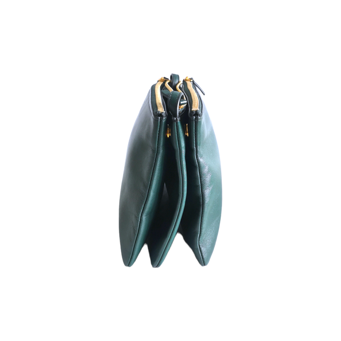 Celine Trio Green Lambskin