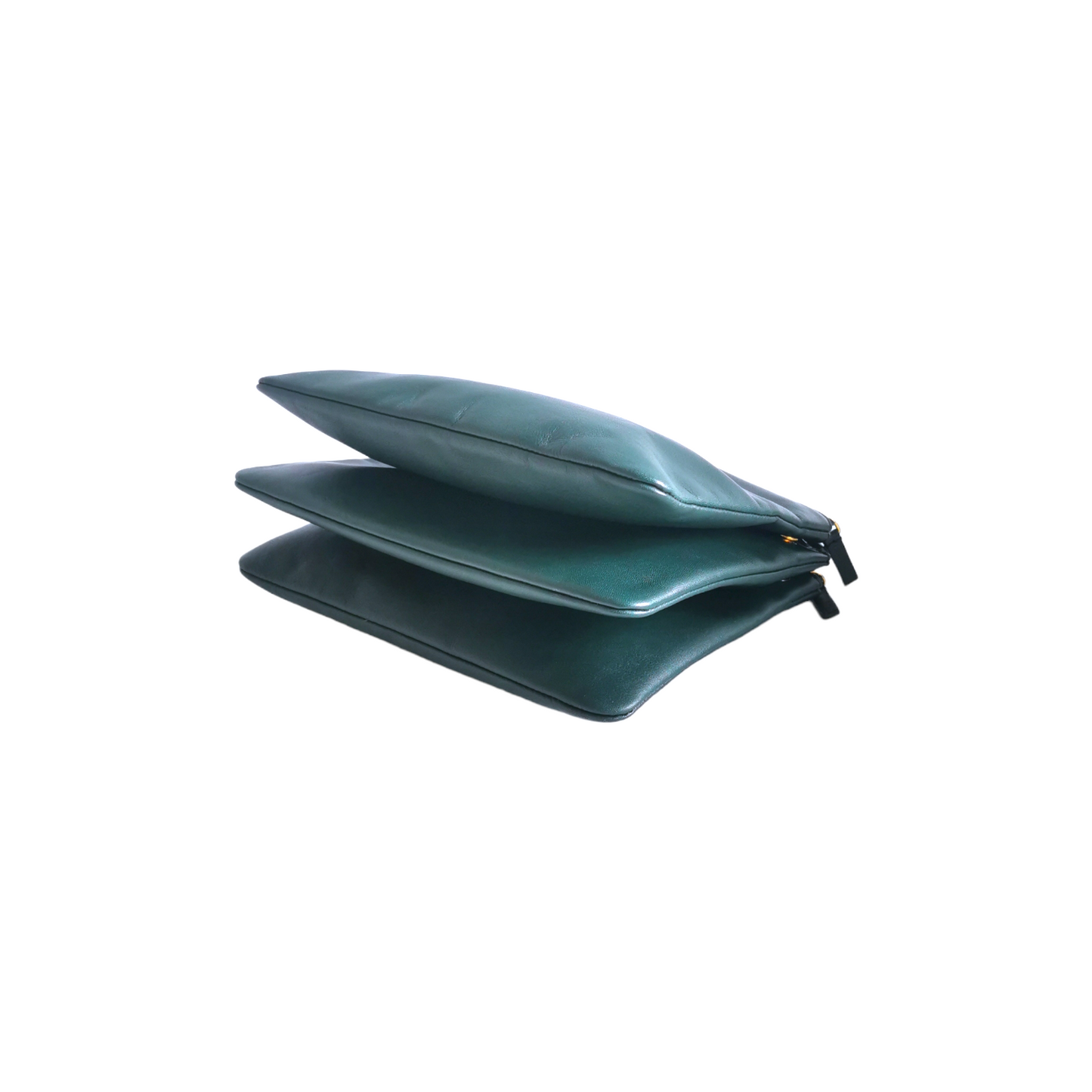 Celine Trio Green Lambskin