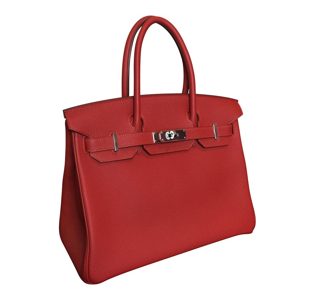 HermÃƒÆ’Ã‚Â¨s Birkin 30 Vermilion Veau Togo Bag PHW