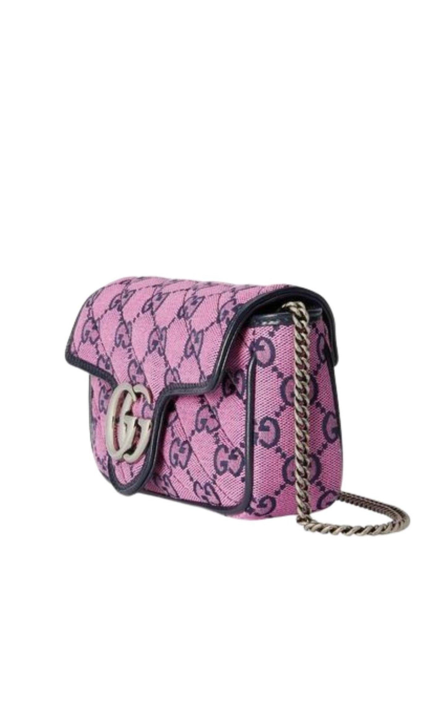 Pink GG Marmont Pink Super Mini Bag