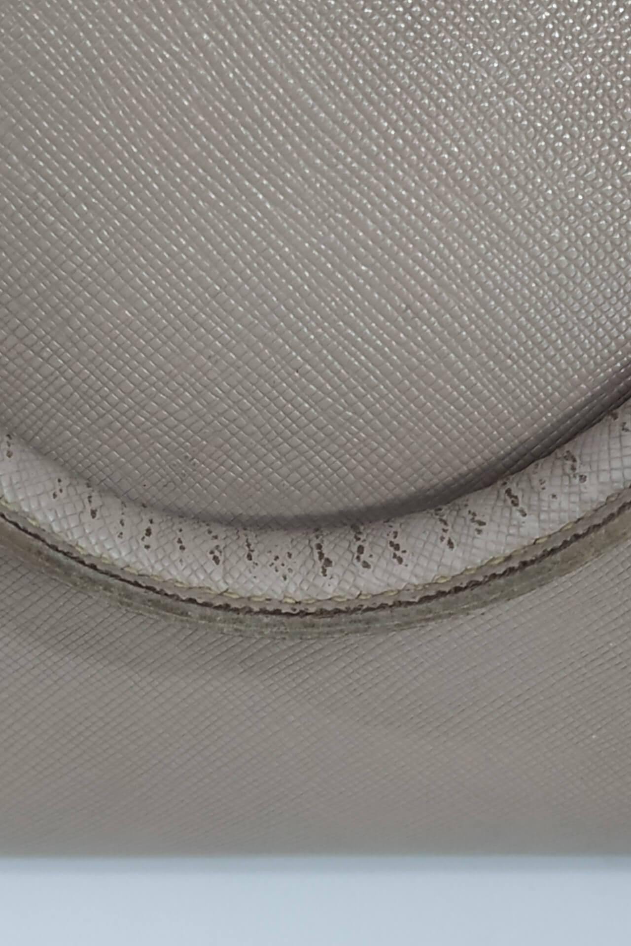 Medium Saffiano Lux Double Zip Tote