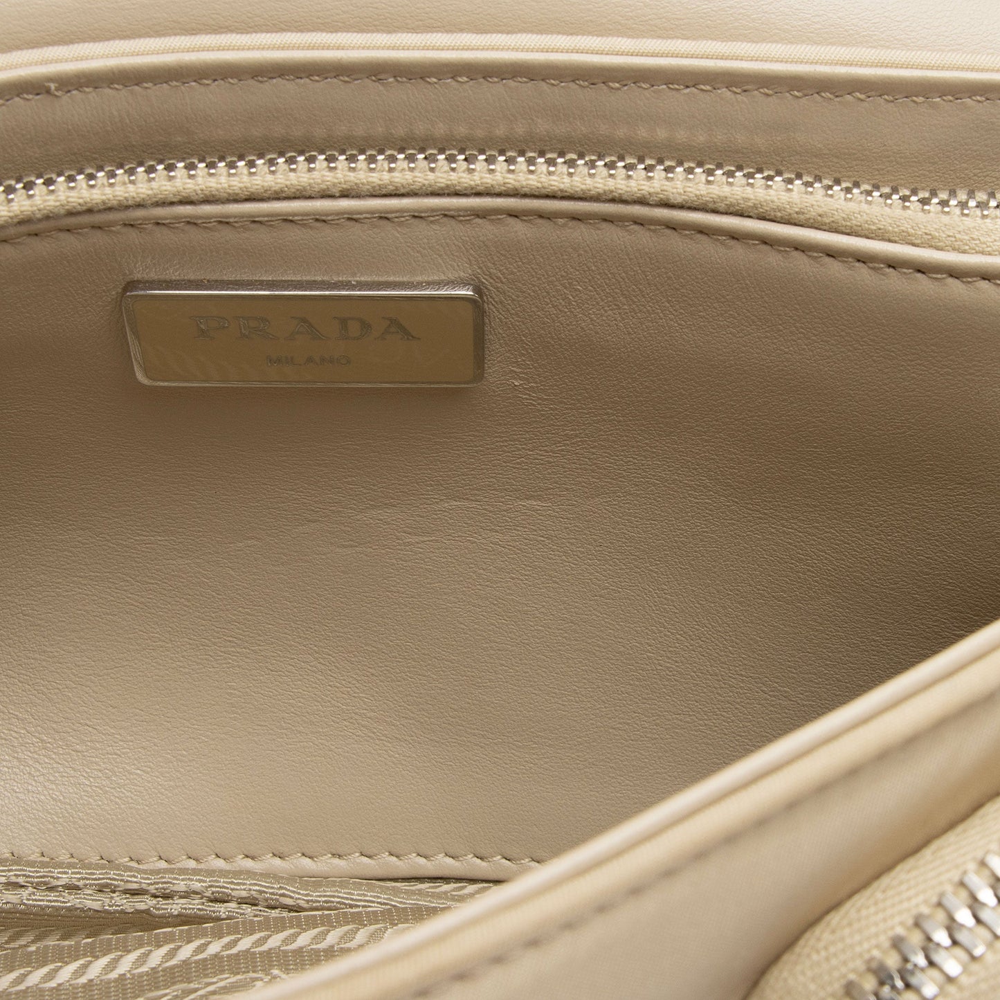 Prada Re-Nylon Patent Leather Double Pocket Crossbody (SHF-Na1ANI)