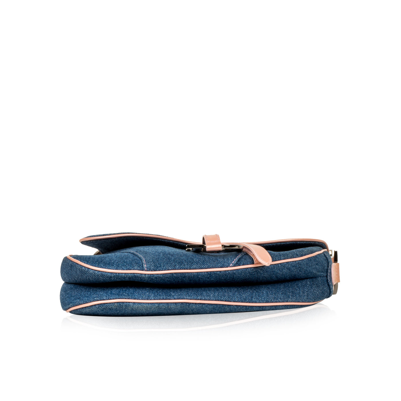 Christian Dior Vintage Saddle Bag - Denim