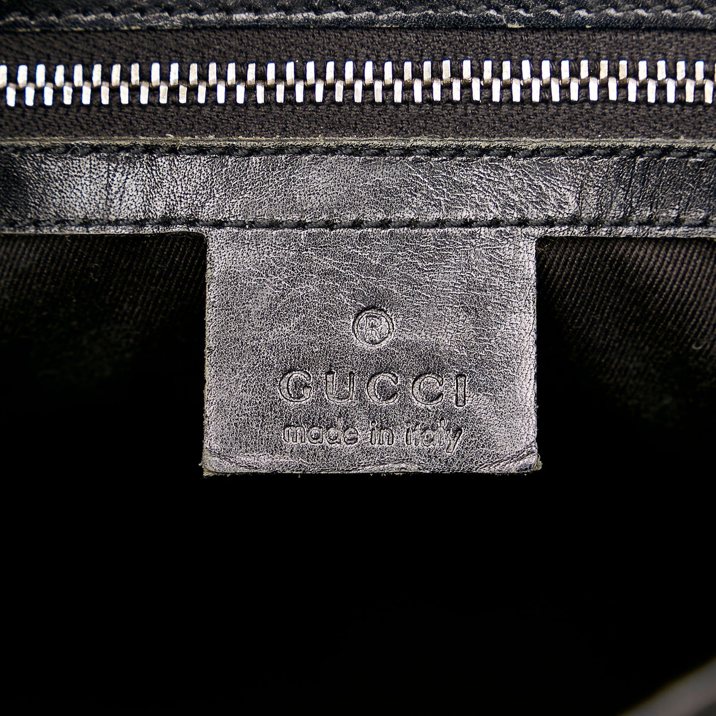 Black Gucci GG Canvas Belt Tote