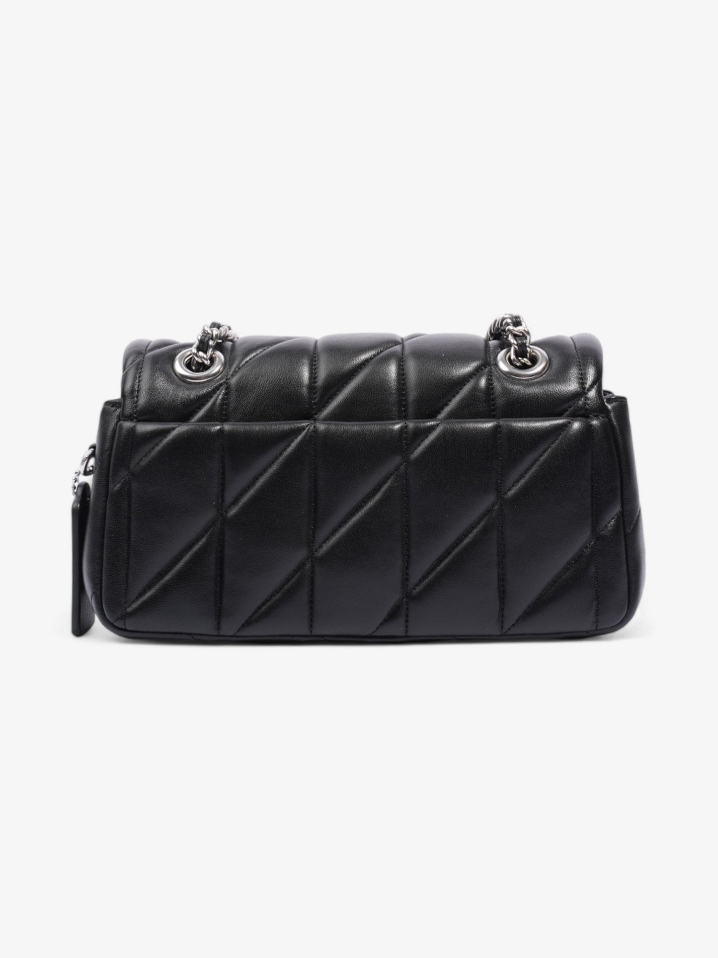 Coach Quilted Tabby Black Nappa Leather 20