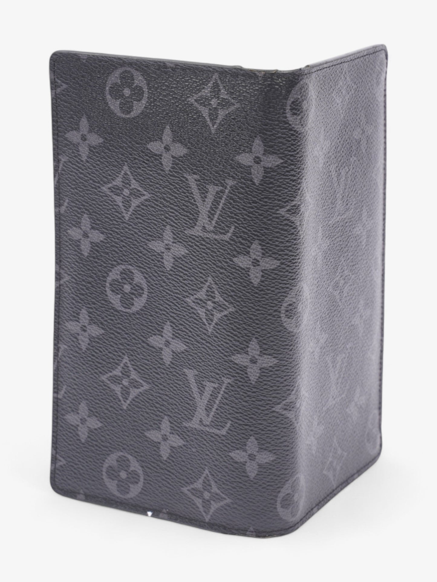 Louis Vuitton Brazza Wallet Monogram Eclipse Coated Canvas