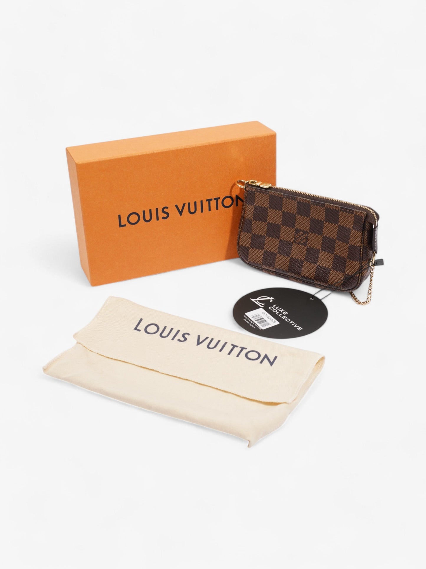 Louis Vuitton Pochette Accessoires Damier Ebene Canvas Mini