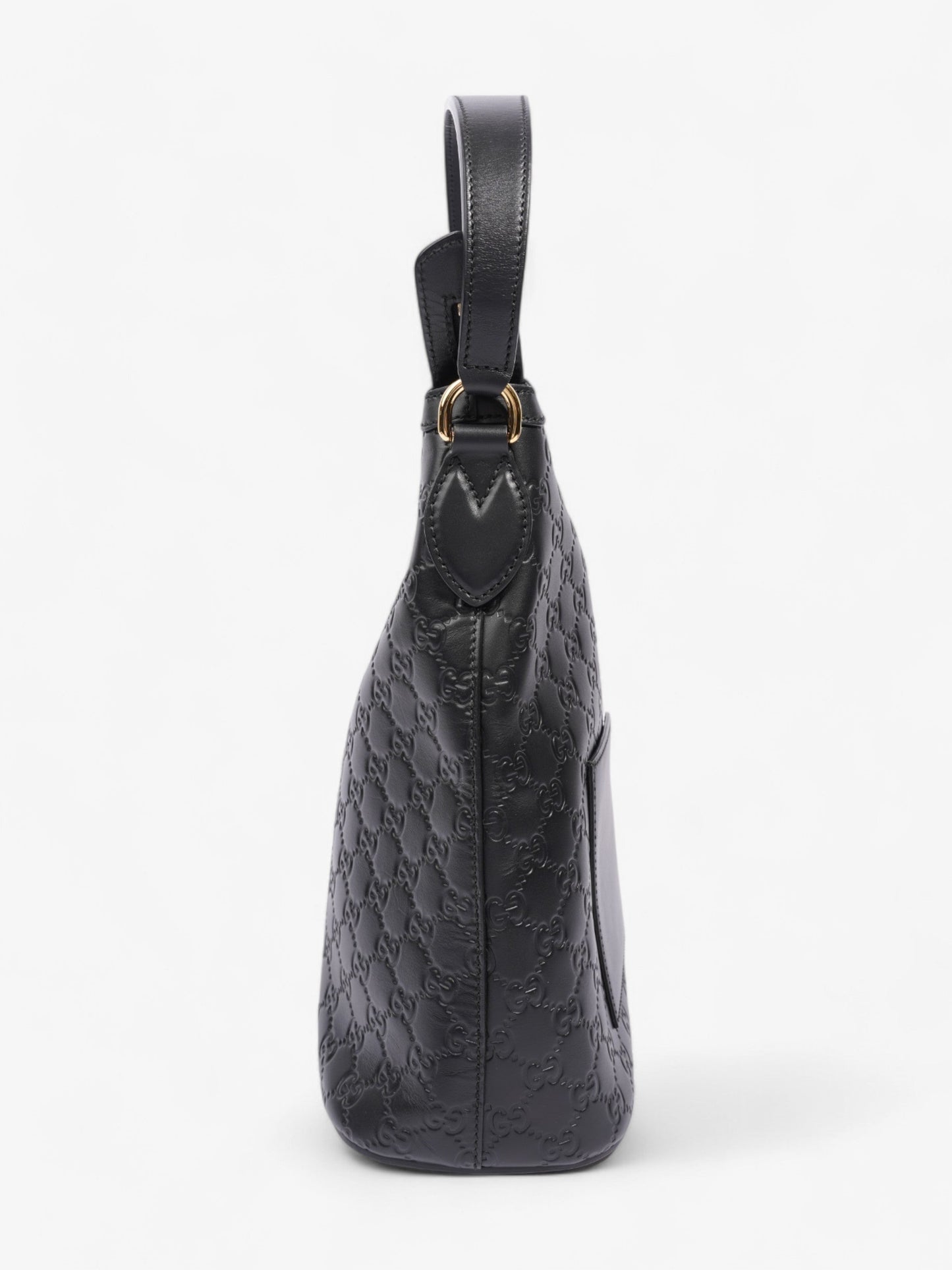 Gucci GG Hobo Black Leather