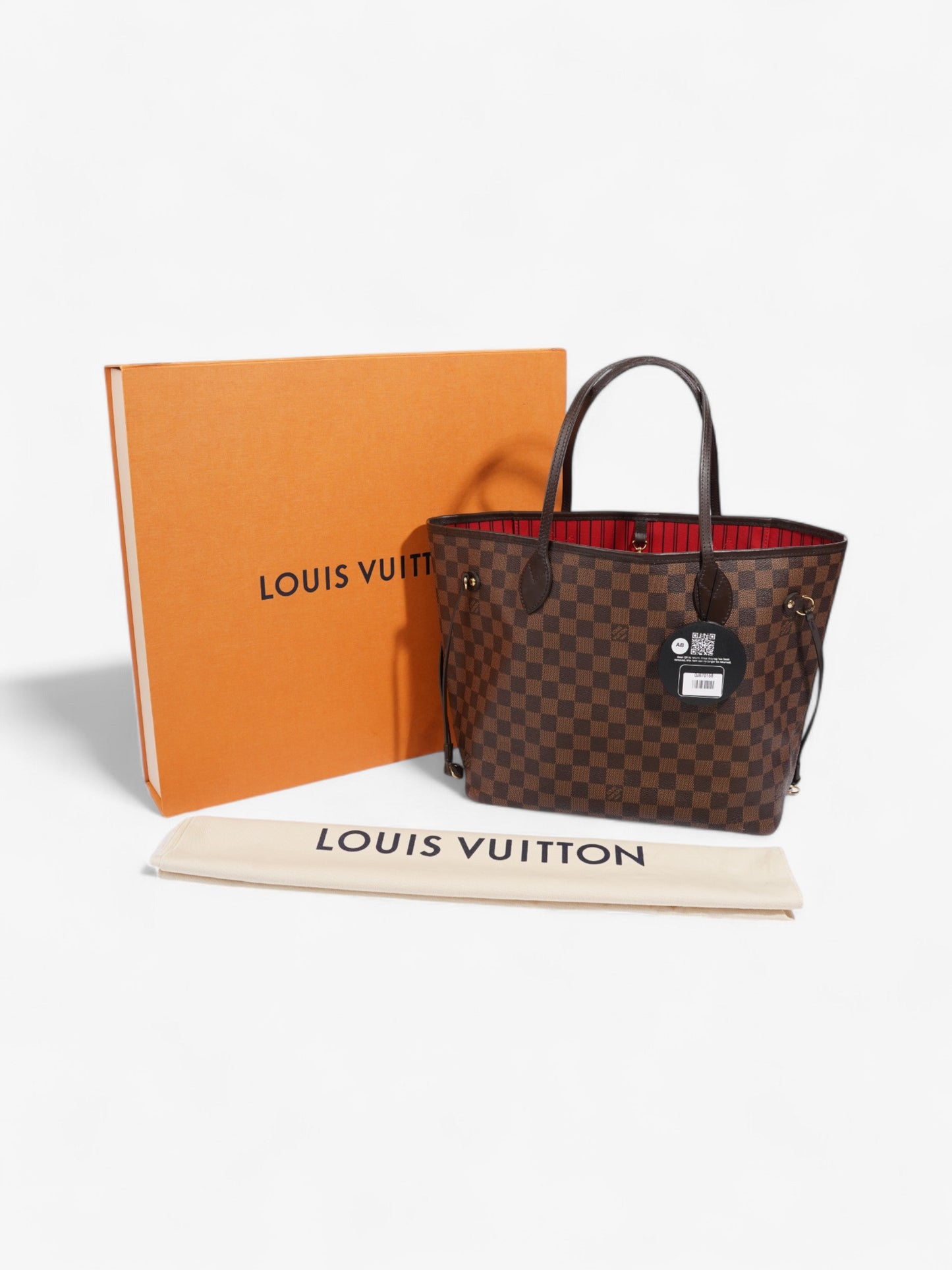Louis Vuitton Neverfull Damier Ebene Coated Canvas MM
