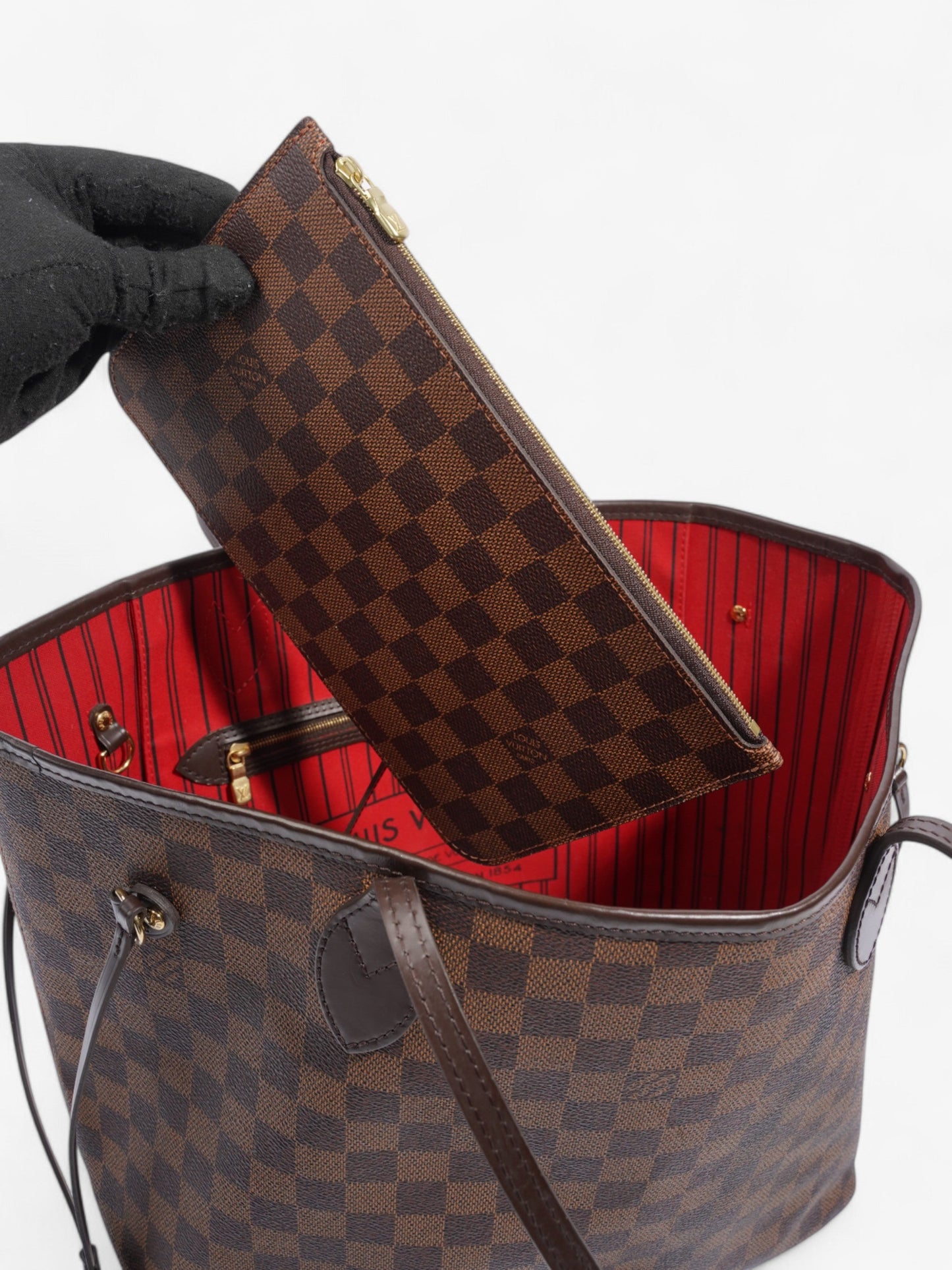 Louis Vuitton Neverfull Damier Ebene Coated Canvas MM