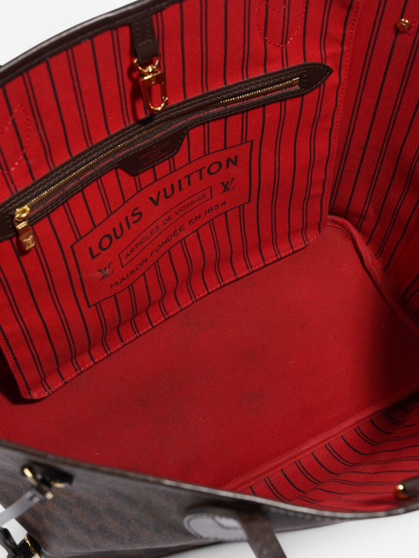 Louis Vuitton Neverfull Damier Ebene Coated Canvas MM