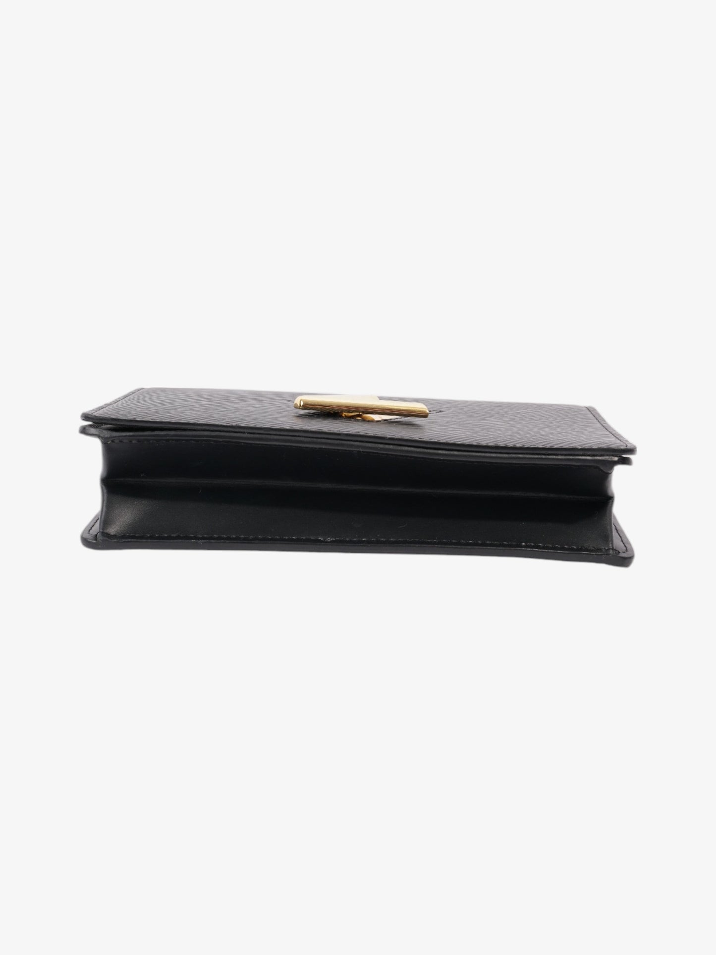 Louis Vuitton Twist Chain Bag Black Epi Leather PM