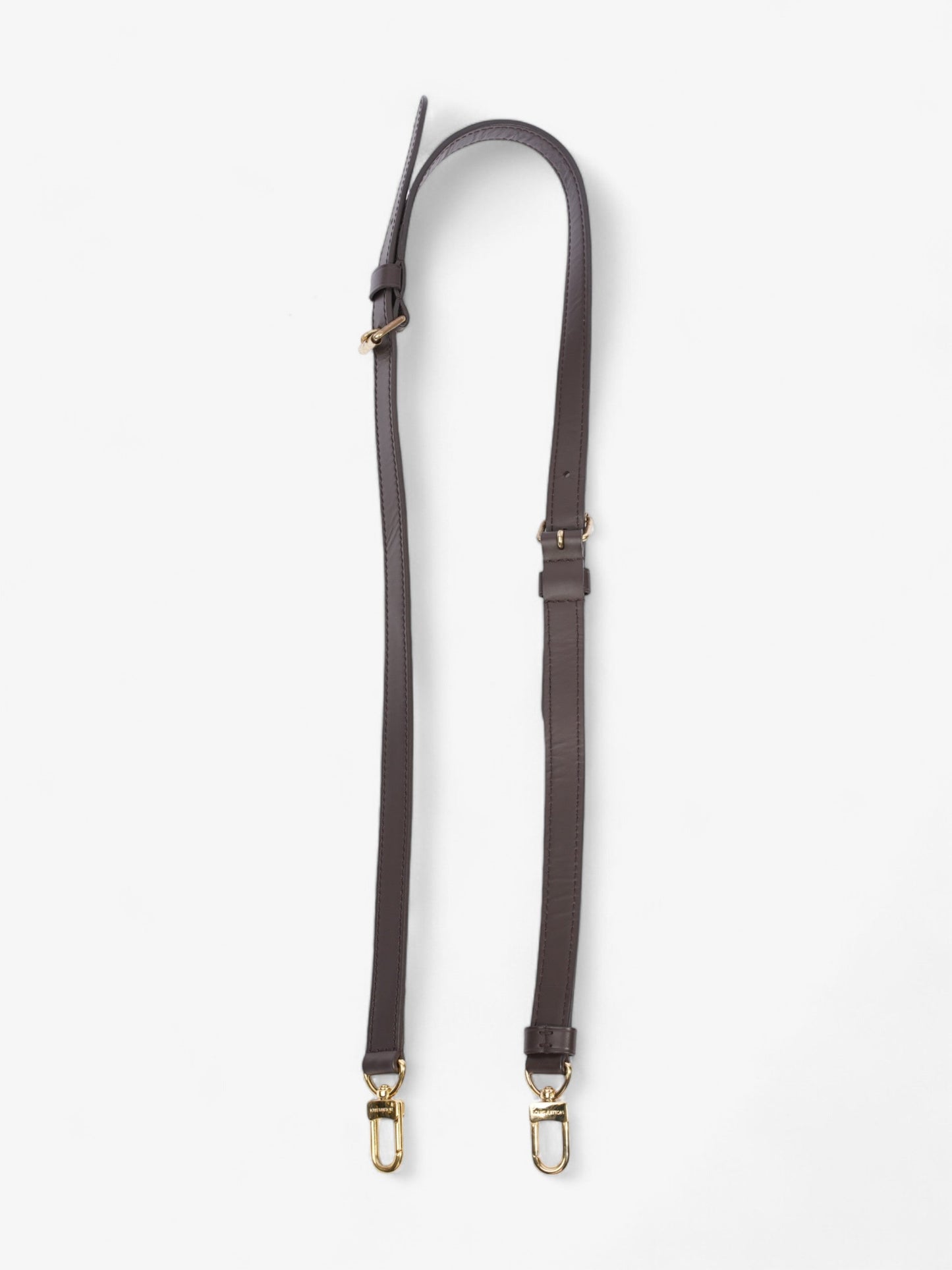 Louis Vuitton Bandouli猫re Bag Strap Brown / Gold Leather