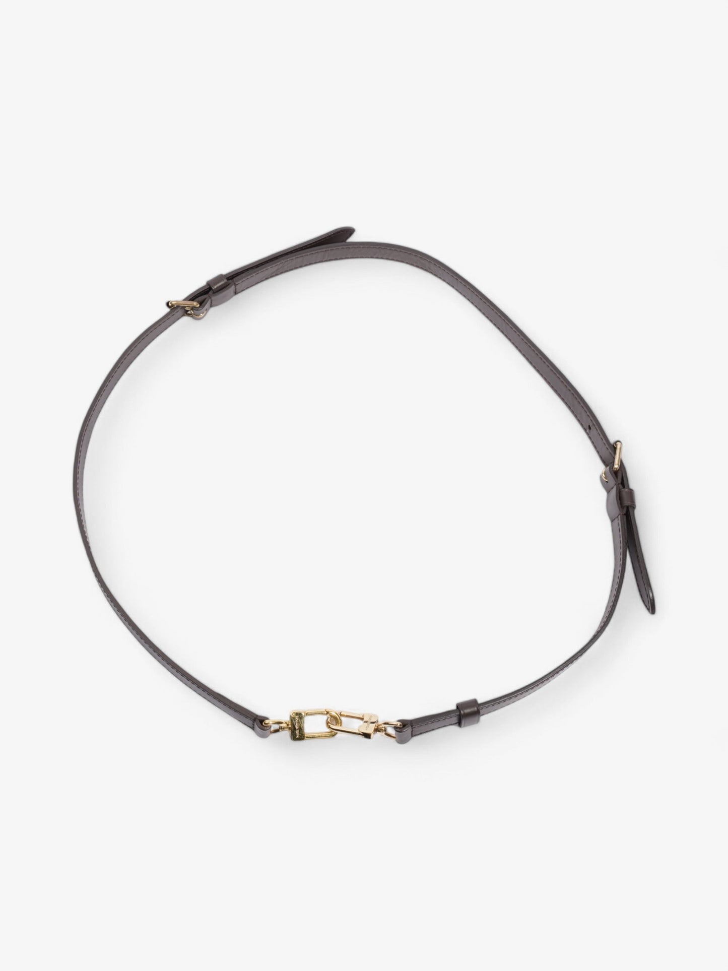 Louis Vuitton Bandouli猫re Bag Strap Brown / Gold Leather