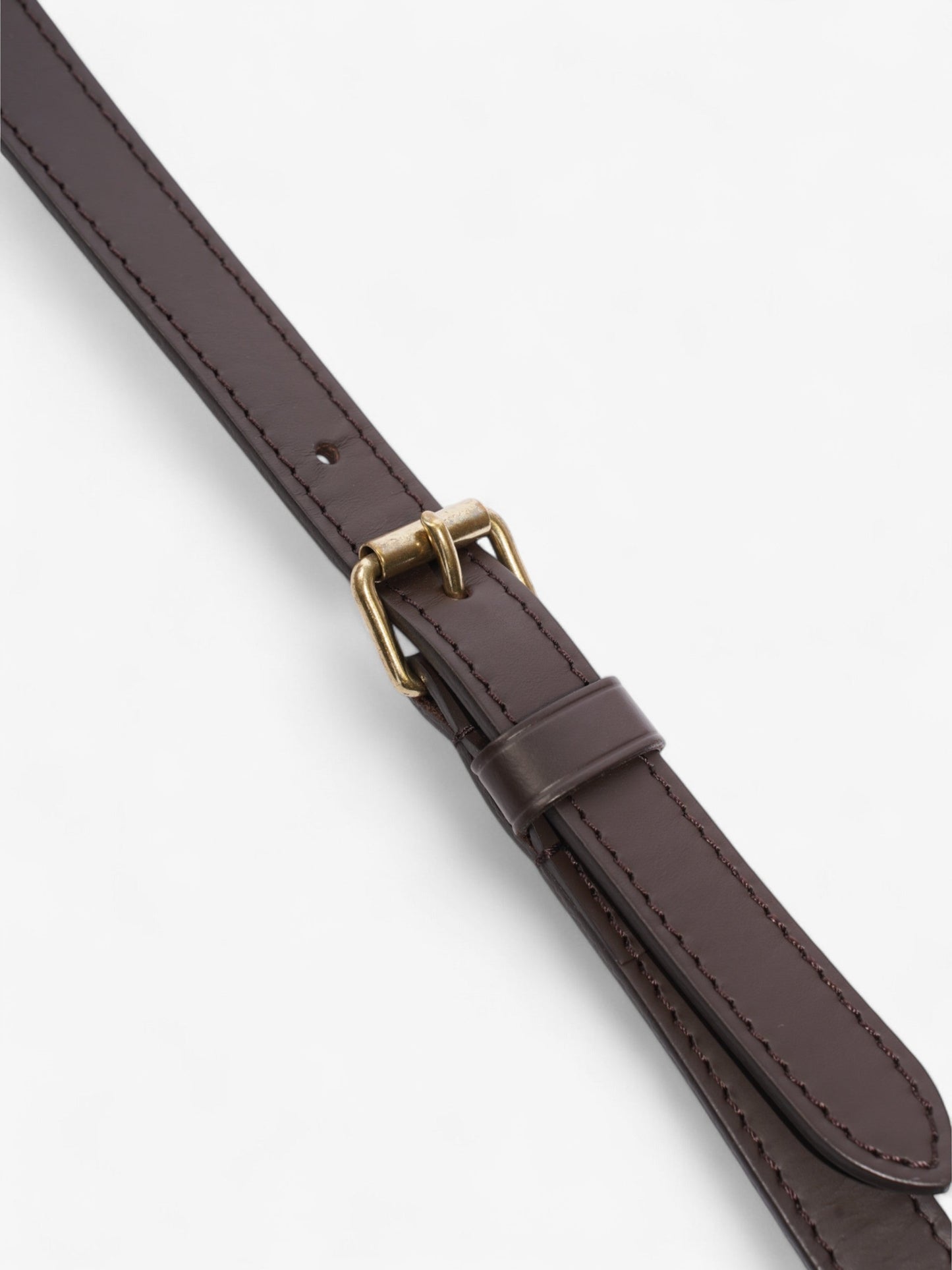 Louis Vuitton Bandouli猫re Bag Strap Brown / Gold Leather
