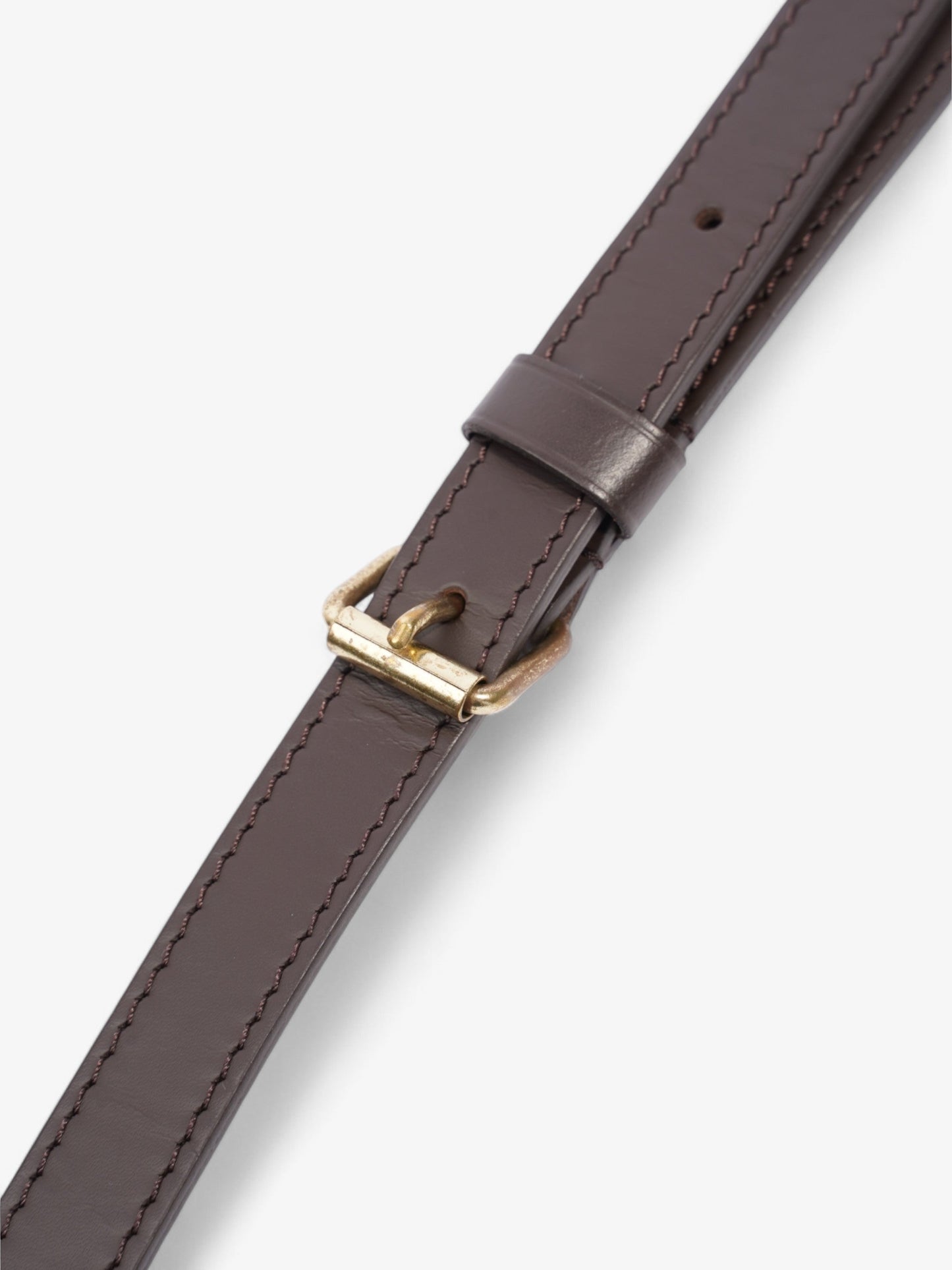 Louis Vuitton Bandouli猫re Bag Strap Brown / Gold Leather