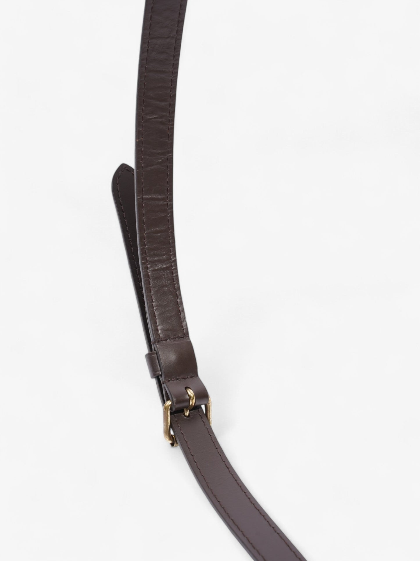 Louis Vuitton Bandouli猫re Bag Strap Brown / Gold Leather