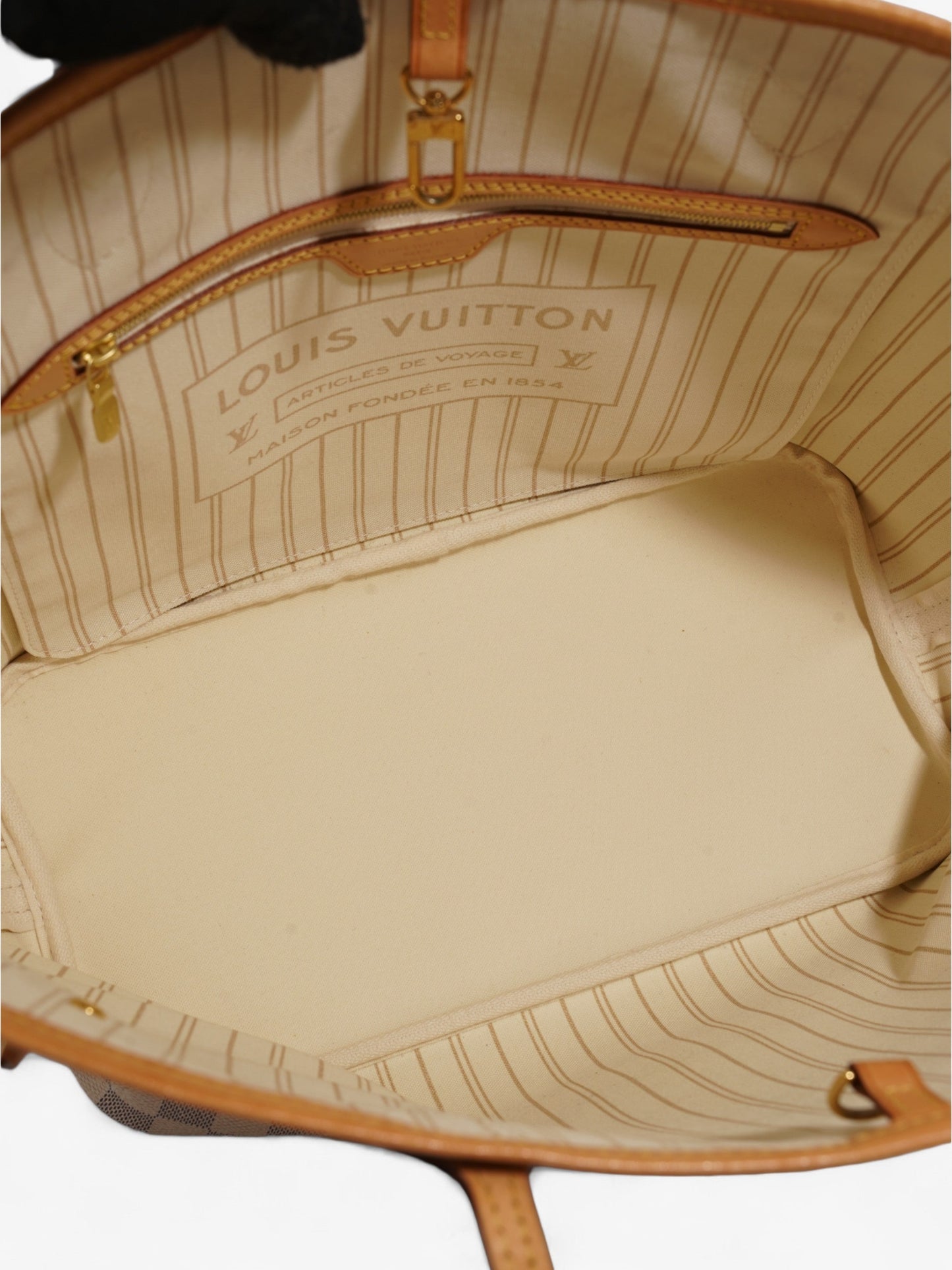 Louis Vuitton Neverfull MM Damier Azur Coated Canvas