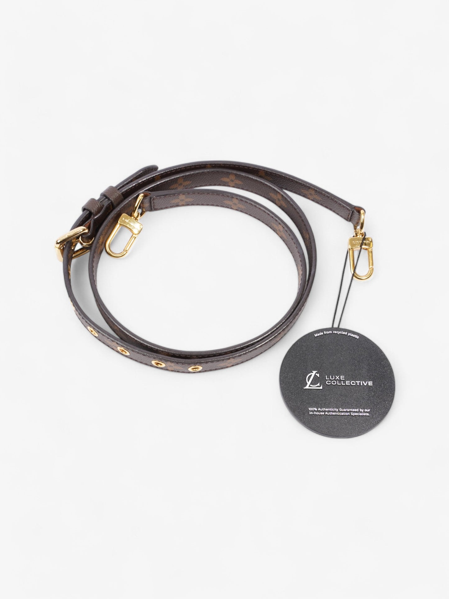 Louis Vuitton Bandouli猫re Bag Strap Monogram / Gold Coated Canvas