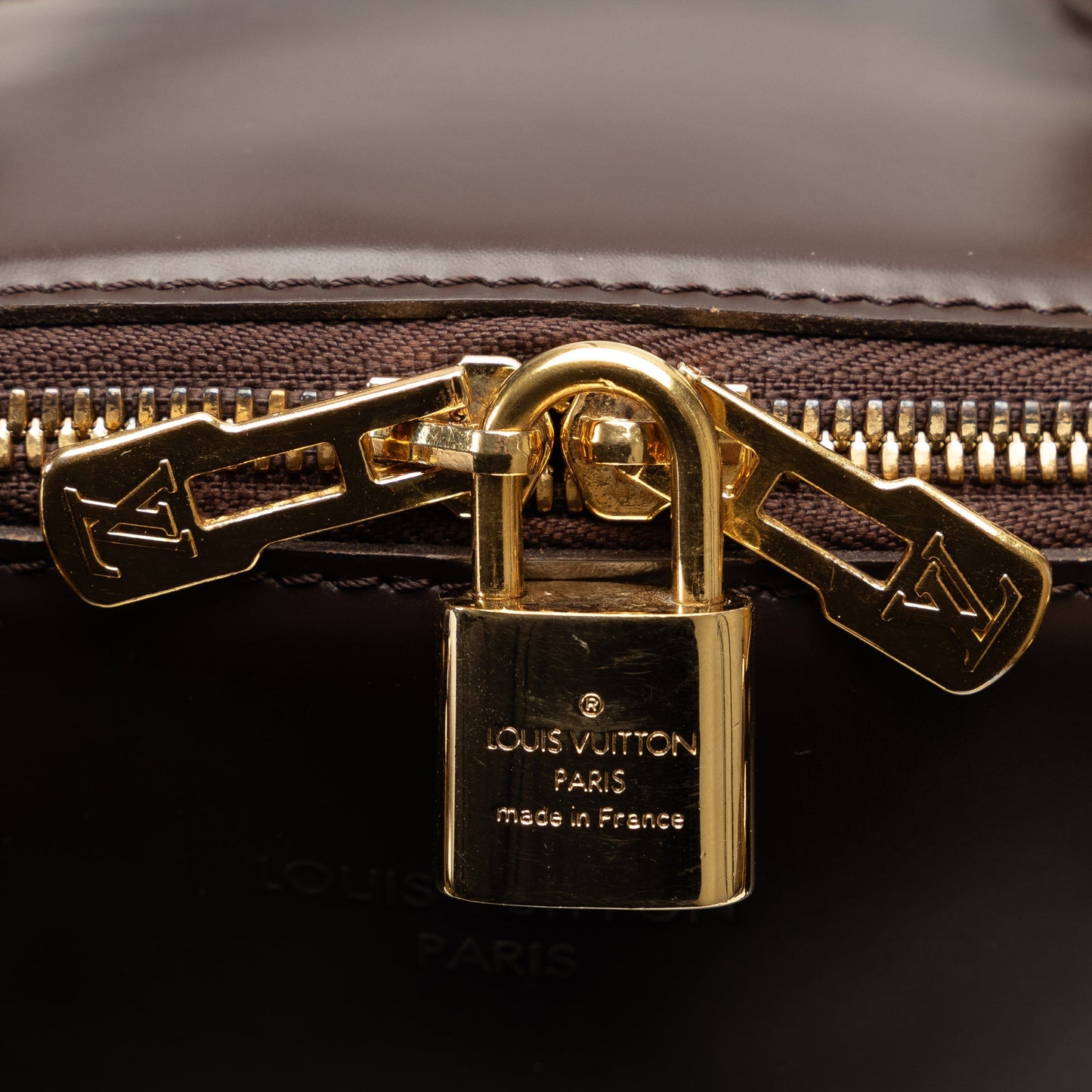Brown Louis Vuitton Damier Ebene Verona MM Shoulder Bag