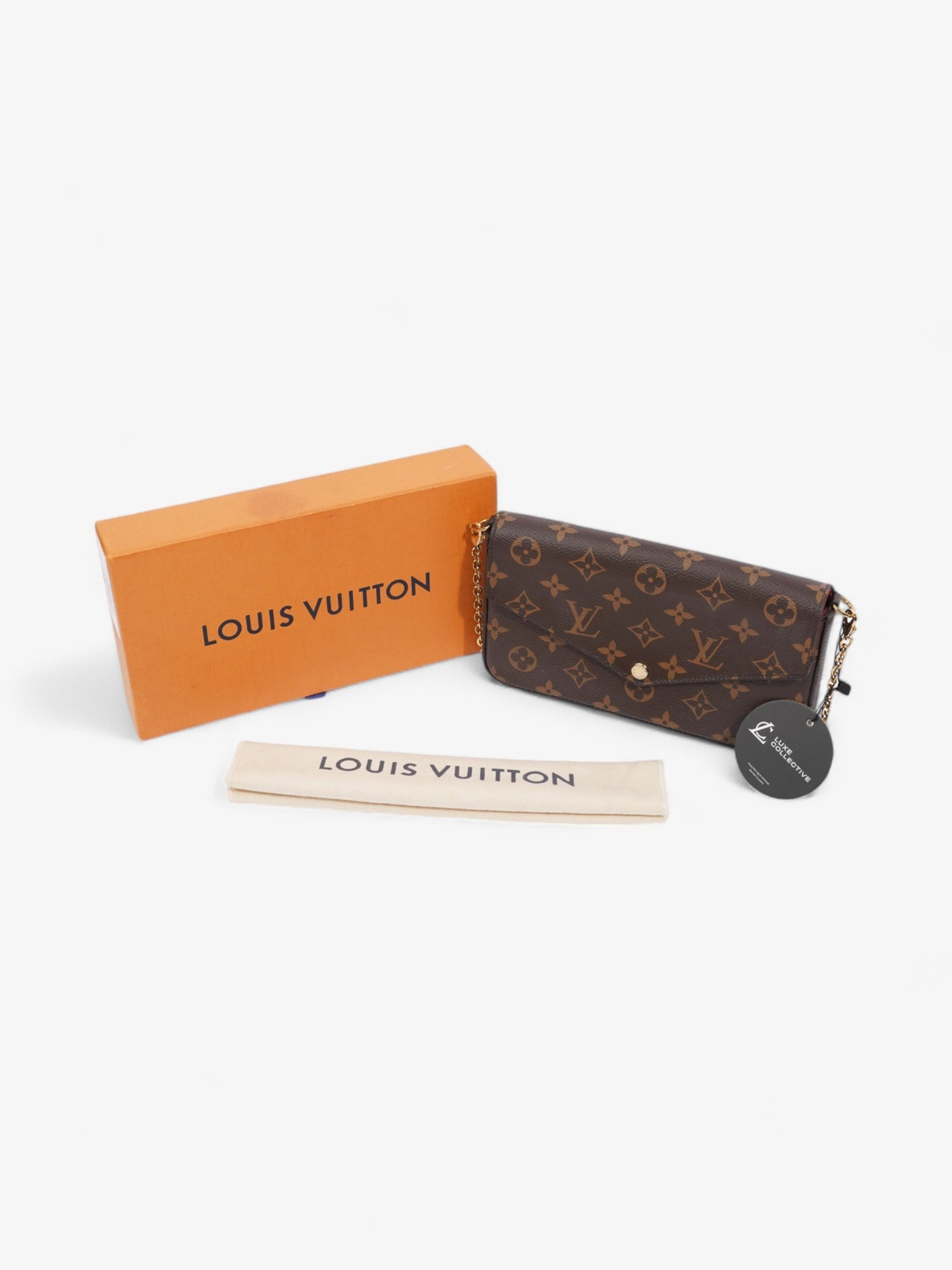 Louis Vuitton Felicie Pochette Wallet On Chain Monogram Coated Canvas