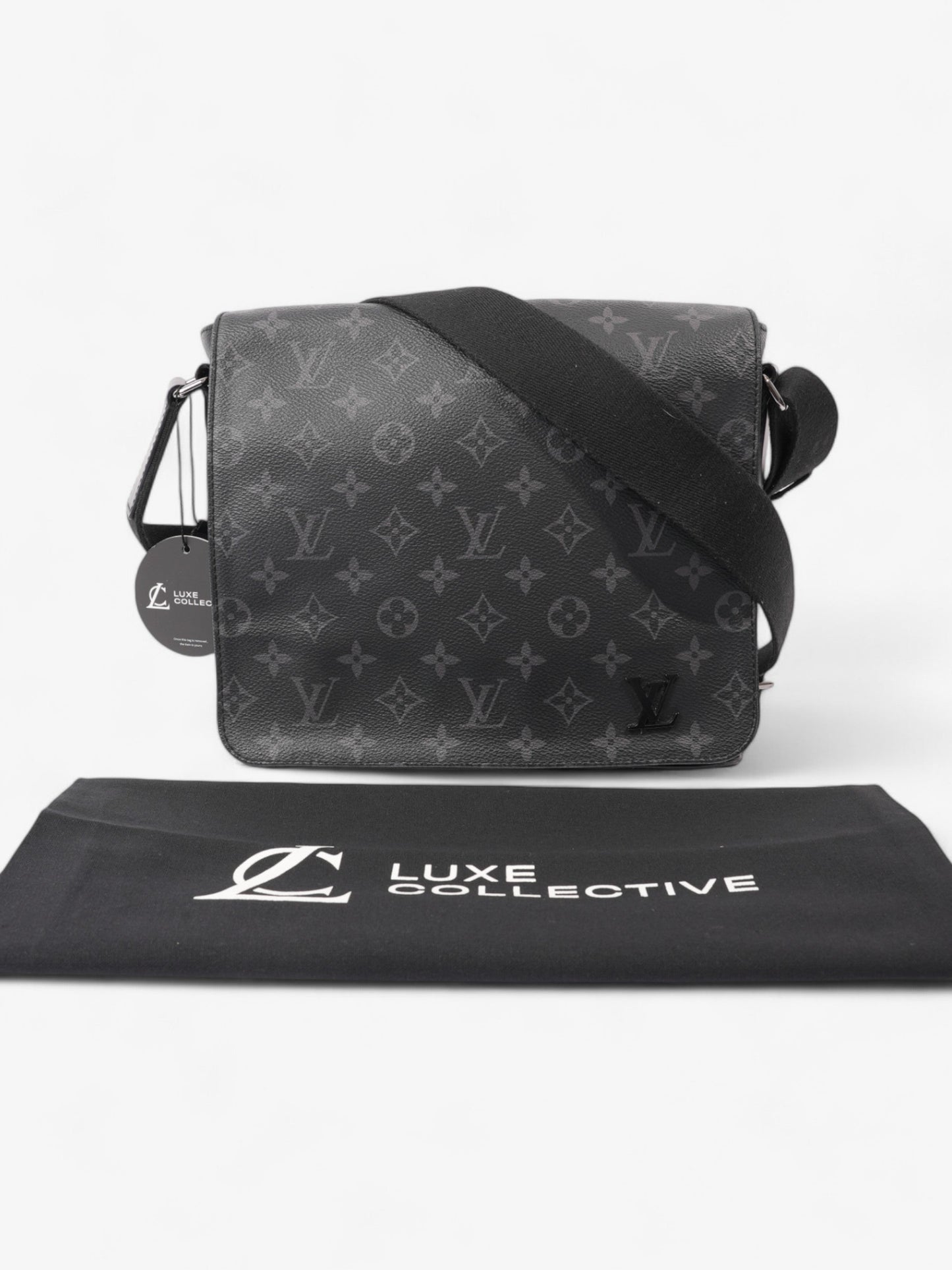 Louis Vuitton District Messenger Monogram Eclipse Coated Canvas PM