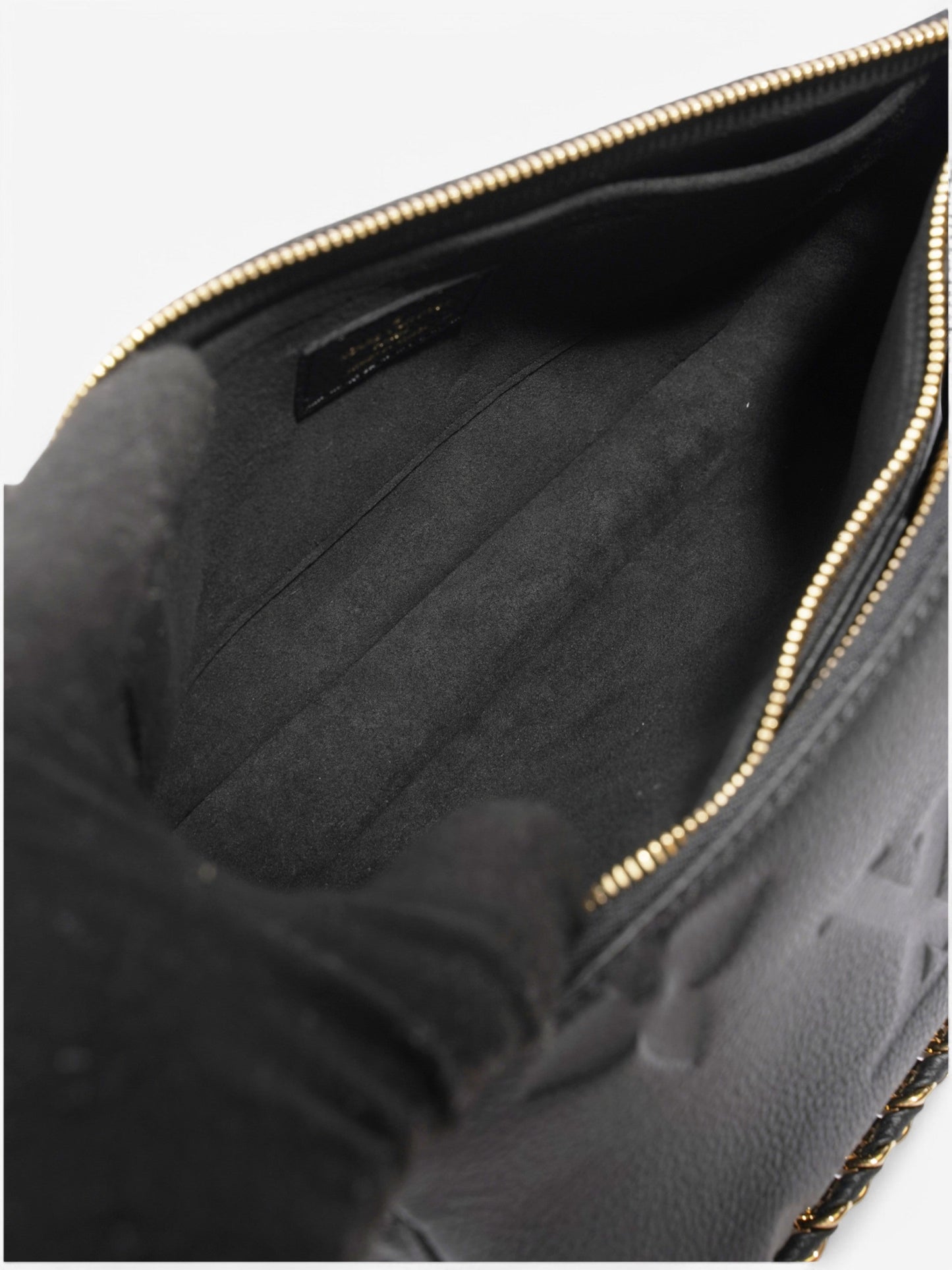 Louis Vuitton Multi Pochette Accessoires Monogram Empreinte / Black Empreinte Leather