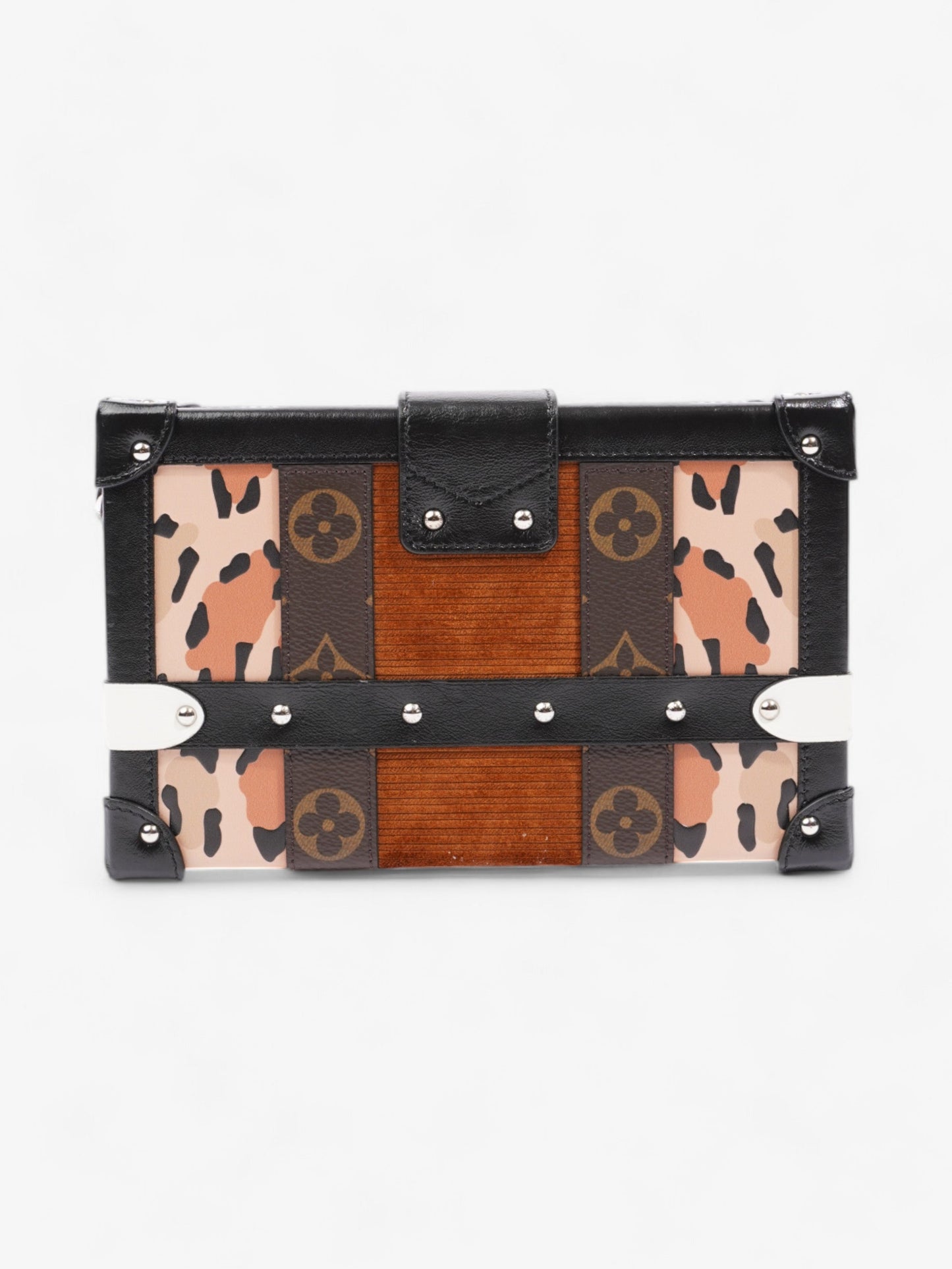 Louis Vuitton Petite Malle Monogram / Leopard / Black Canvas