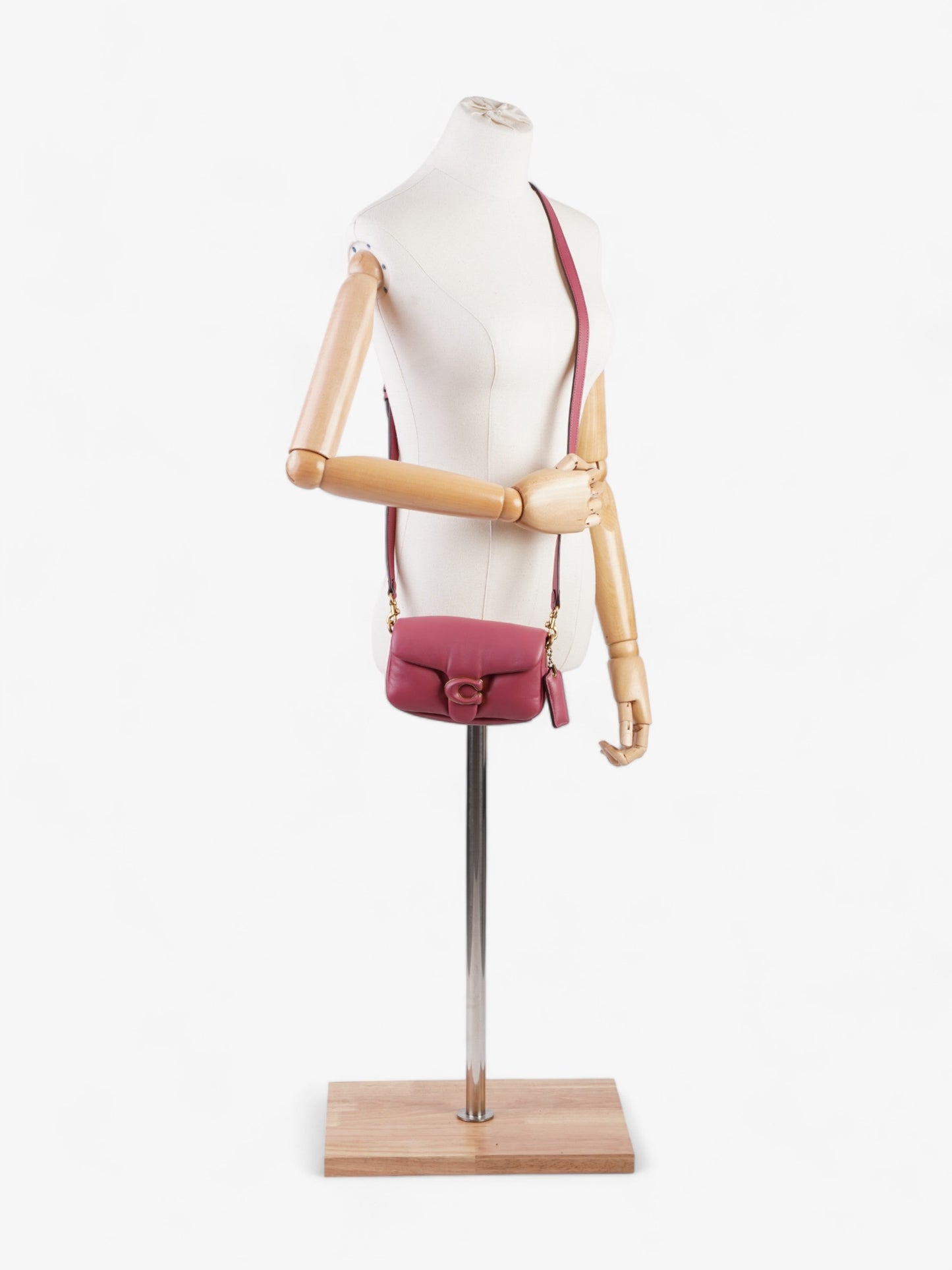 Coach Pillow Tabby 18 Rosa Nappa Leather