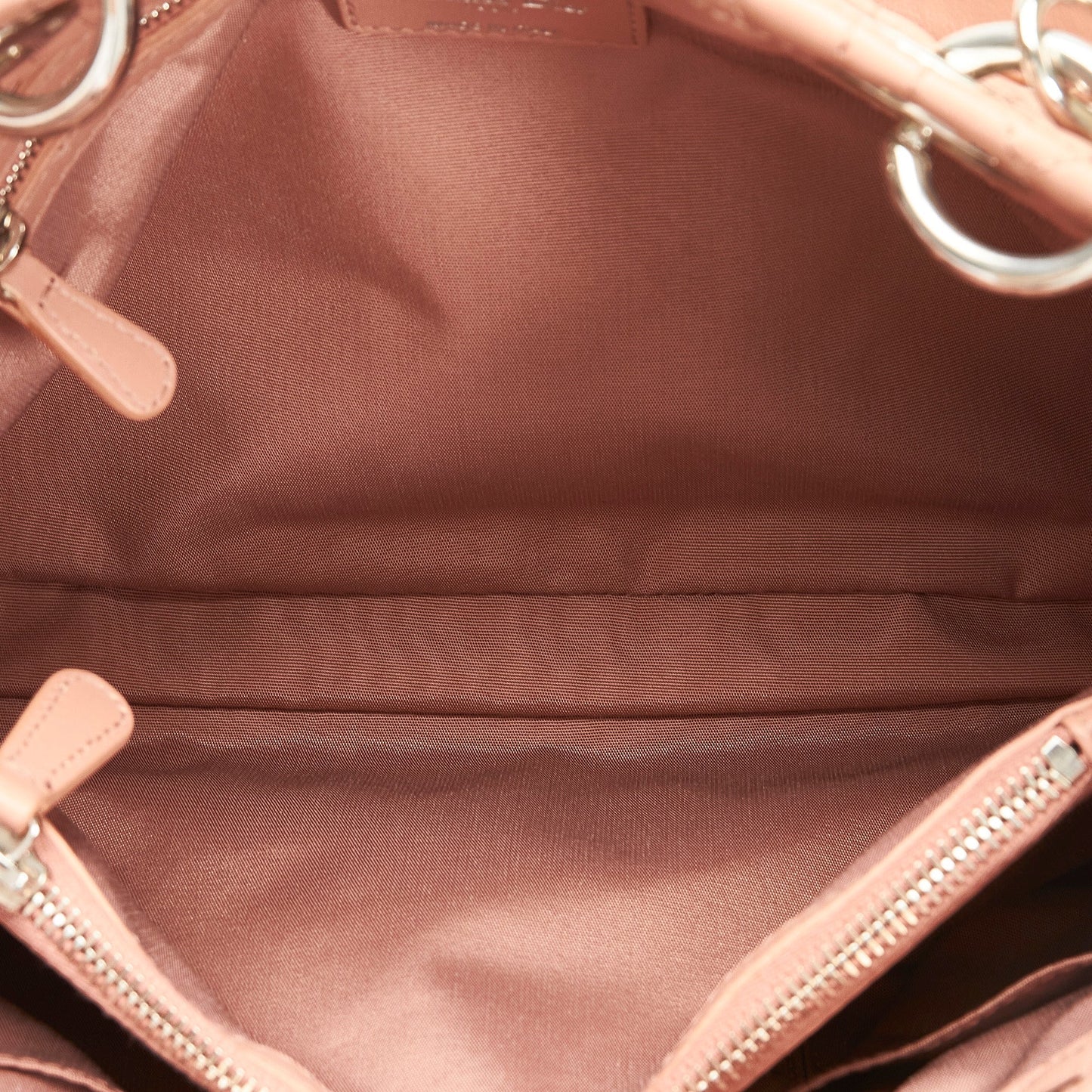 Dior Lady Dior Soft Shopper Pink Cannage Quilted Leather