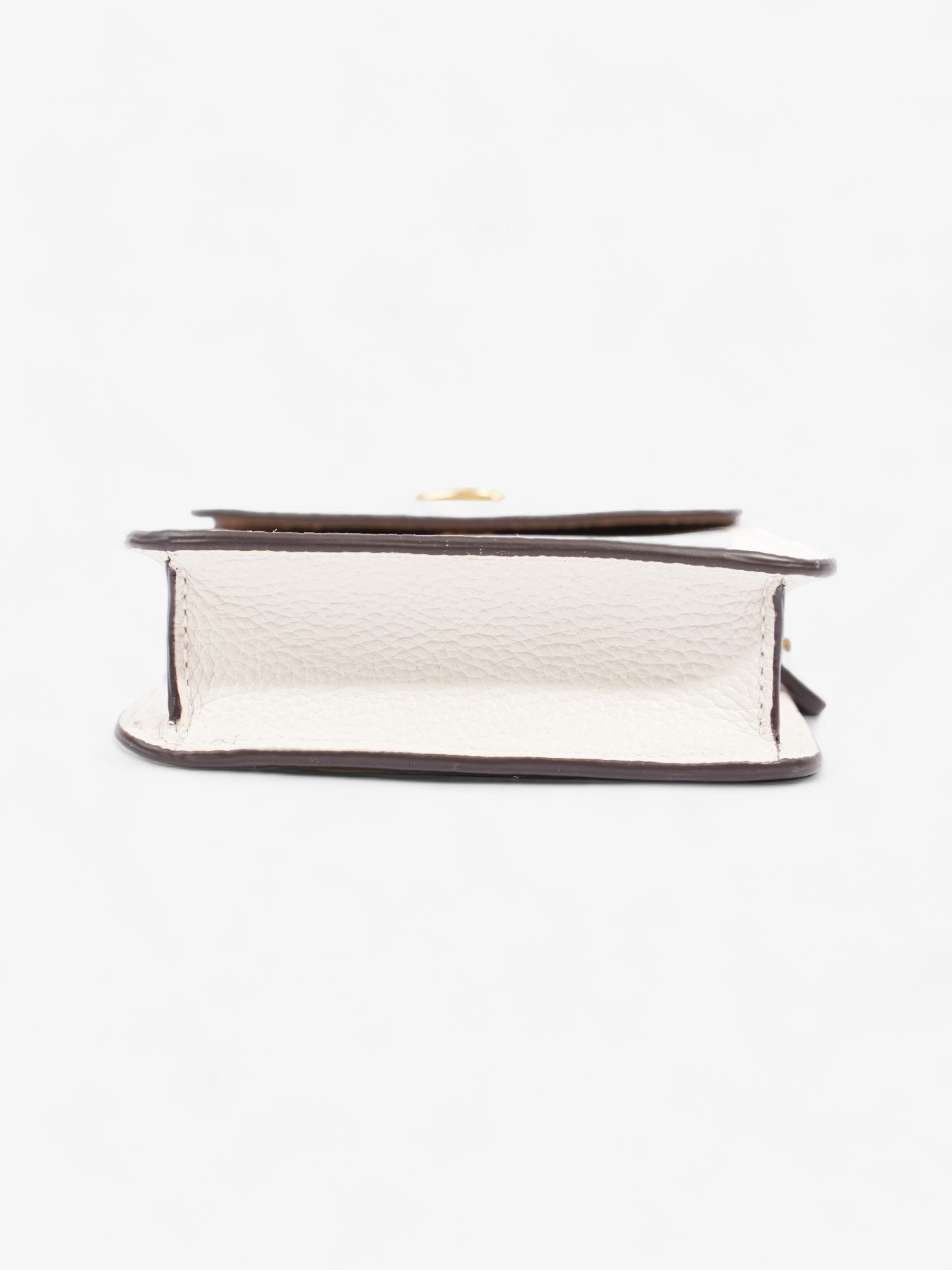 Coach Phone Crossbody Cream Leather
