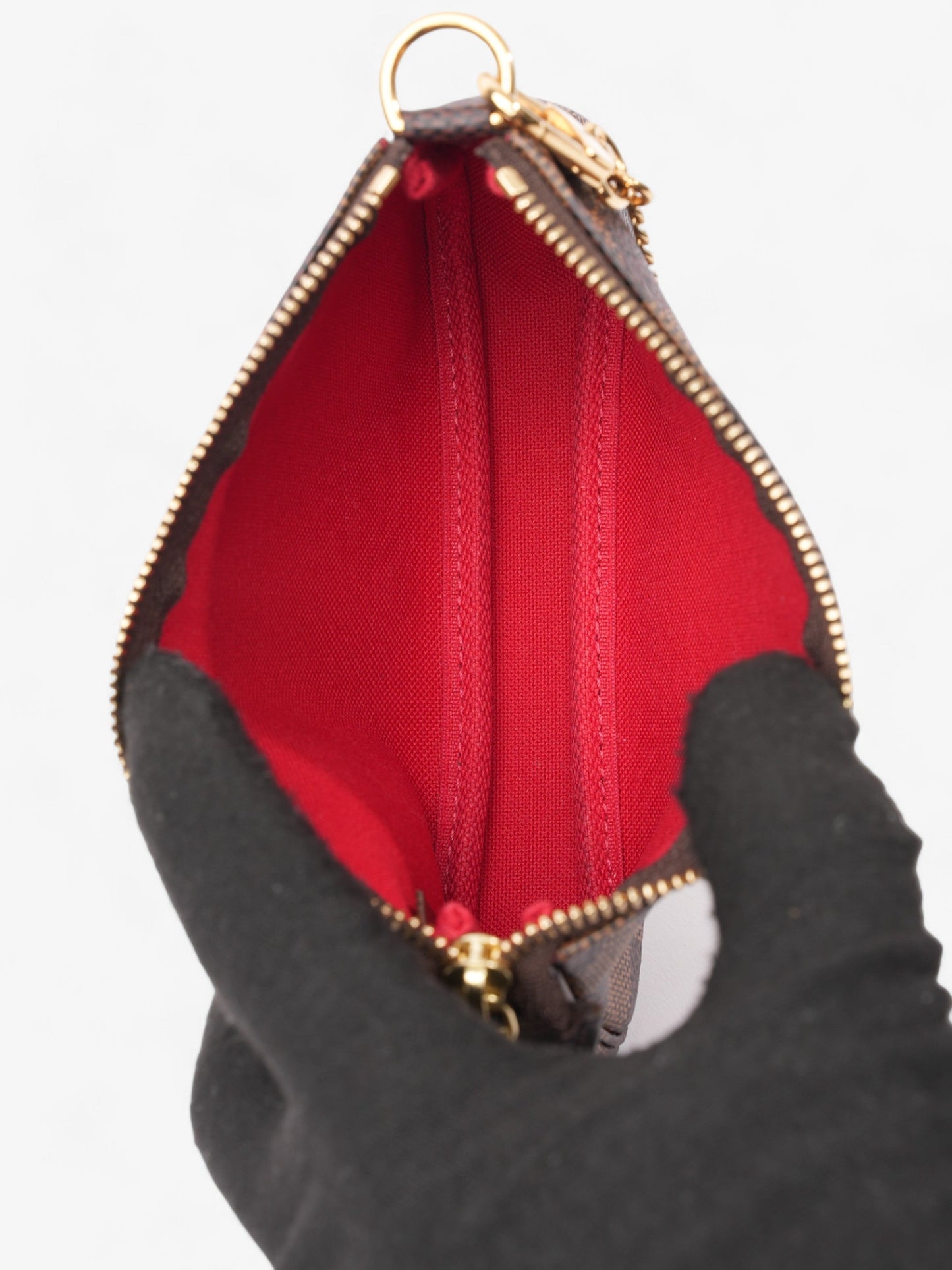 Louis Vuitton Mini Pochette Accessoires Damier Ebene Coated Canvas