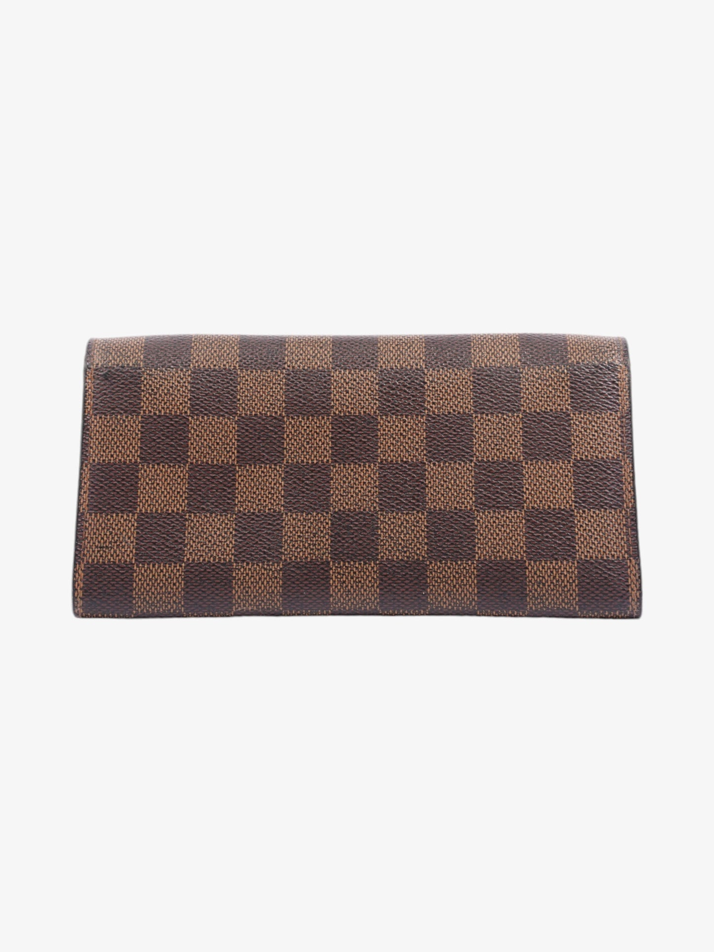 Louis Vuitton Emilie Wallet Damier Ebene Coated Canvas
