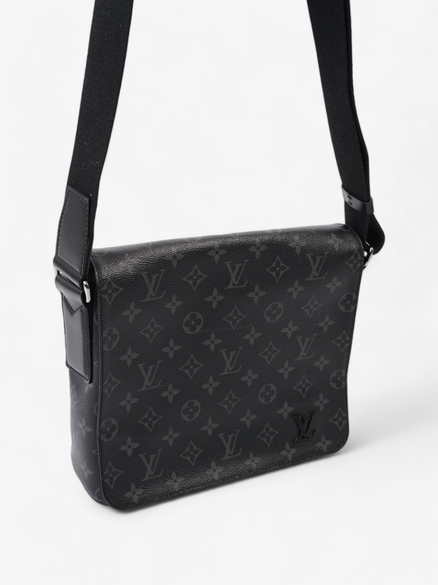Louis Vuitton District Messenger Bag Monogram Eclipse Coated Canvas PM
