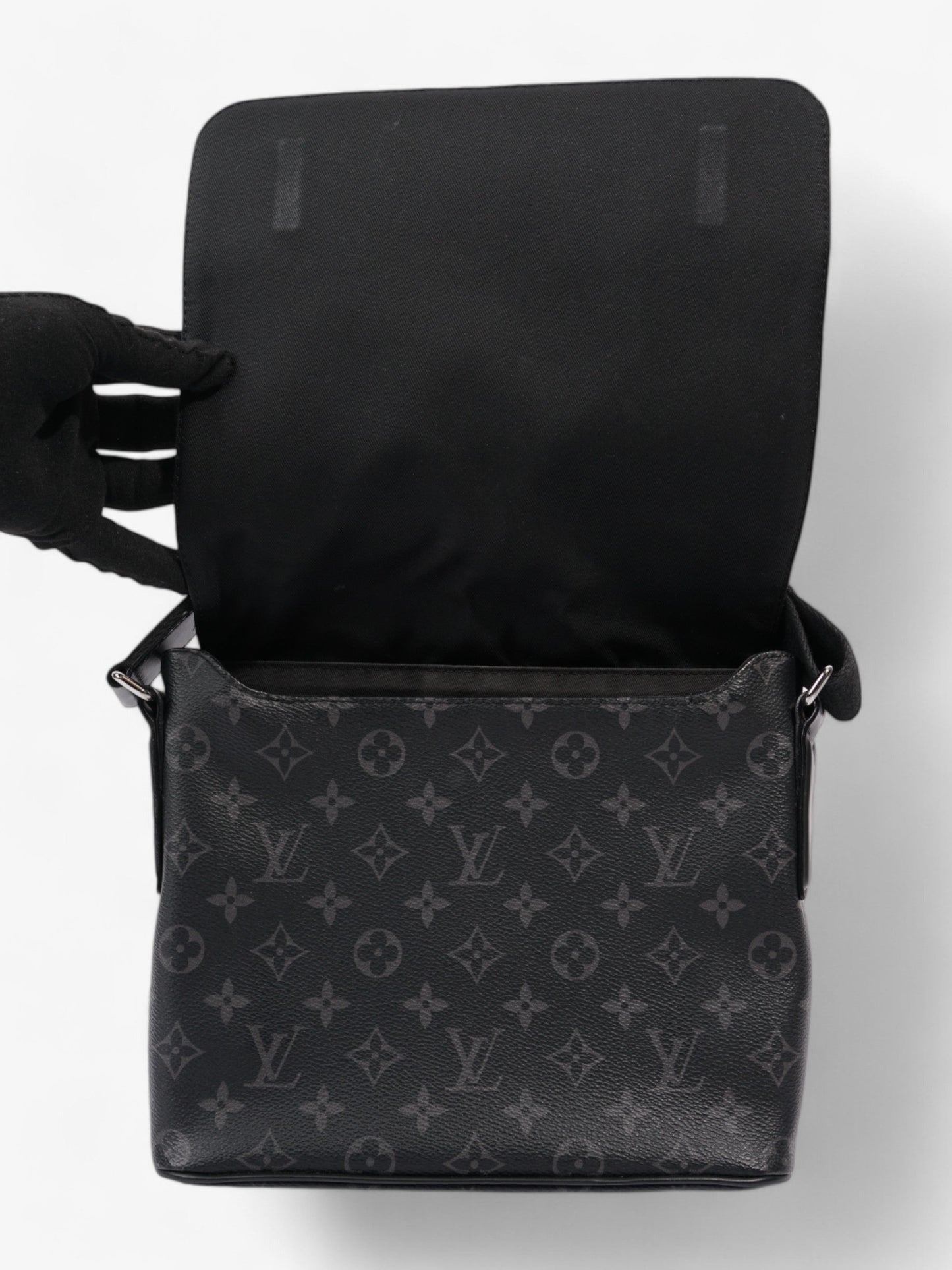 Louis Vuitton District Messenger Bag Monogram Eclipse Coated Canvas PM