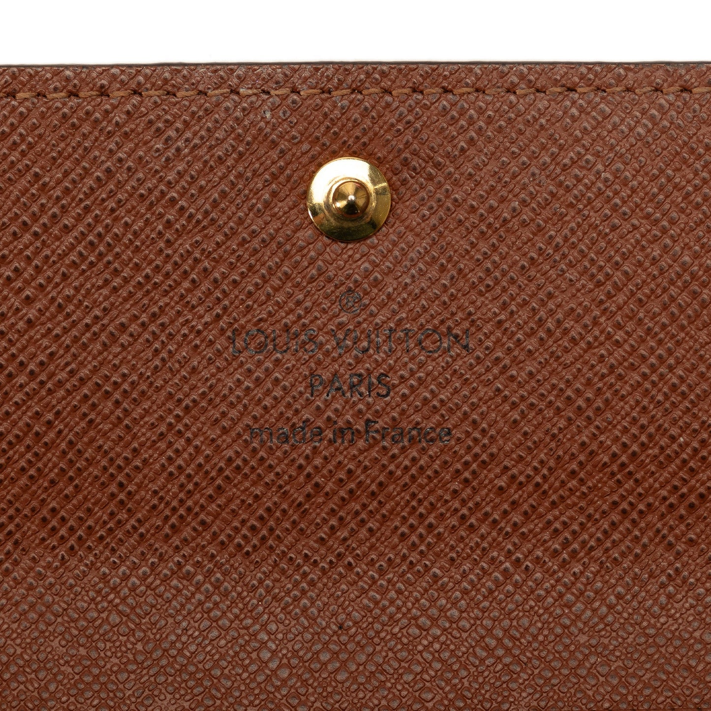 Brown Louis Vuitton Monogram 4 Key Holder