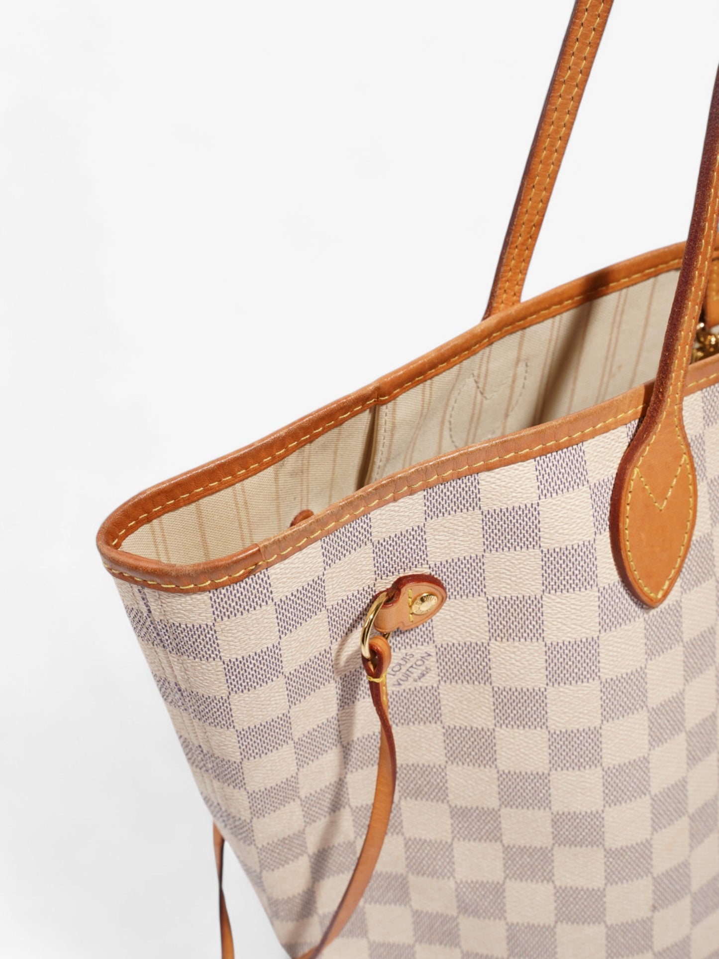 Louis Vuitton Neverfull Damier Azur Coated Canvas MM