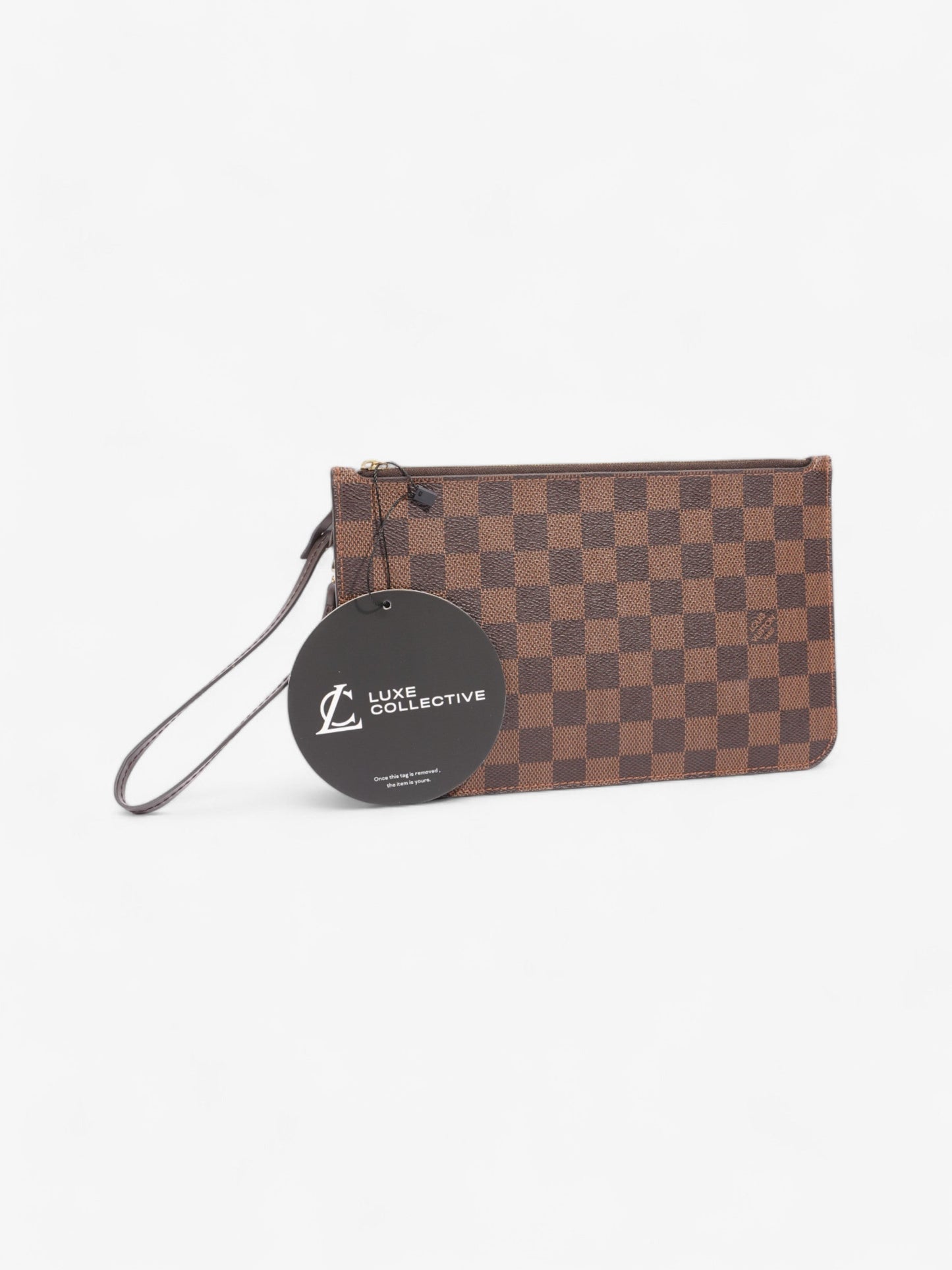 Louis Vuitton Neverfull Pouch Damier Ebene Coated Canvas