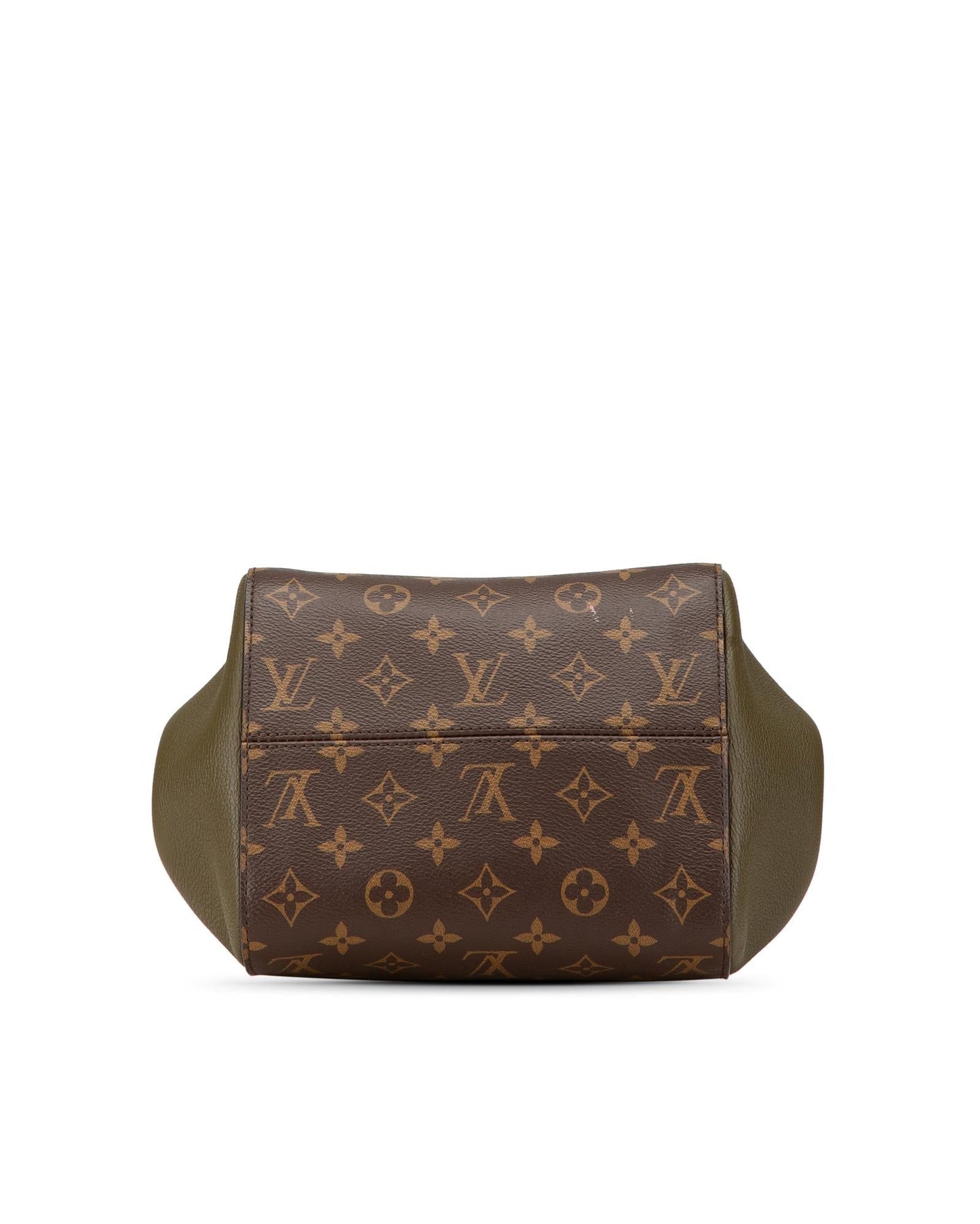 Monogram Fold Tote PM with Rolled Handles and Clasp Closure
