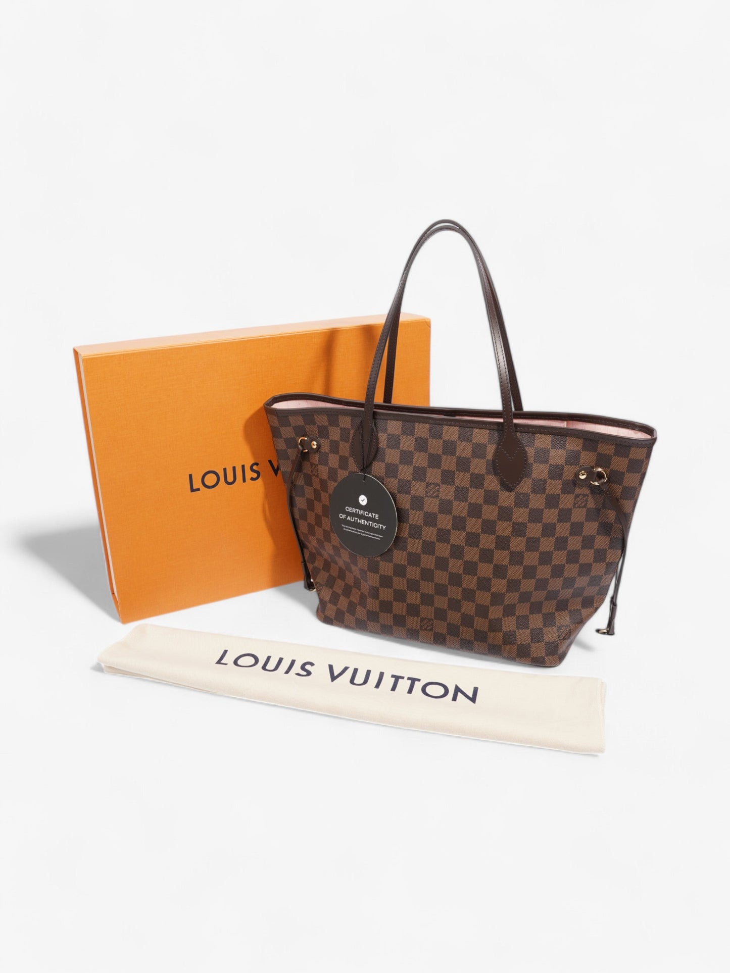 Louis Vuitton Neverfull Damier Ebene Coated Canvas MM